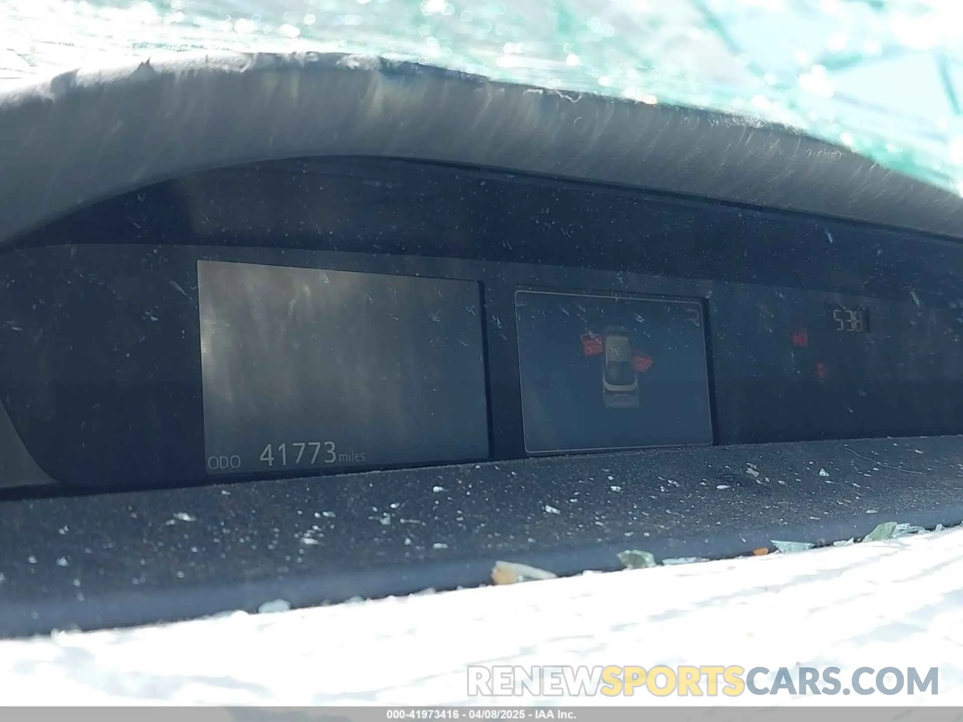 7 fotografías del automóvil dañado JTDKARFU3L3107048 TOYOTA PRIUS 2020
