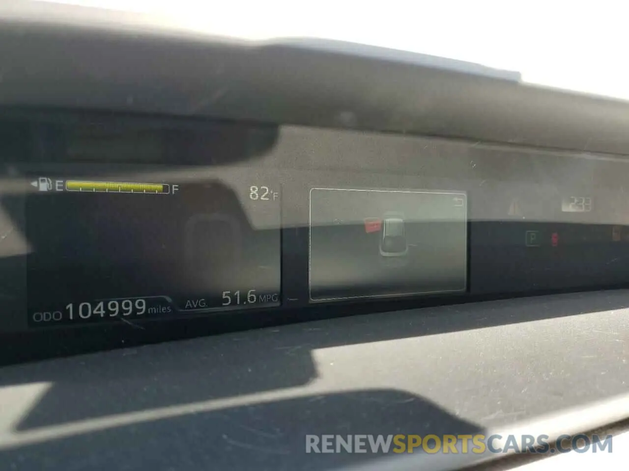 9 fotografías del automóvil dañado JTDKARFU3L3125646 TOYOTA PRIUS 2020