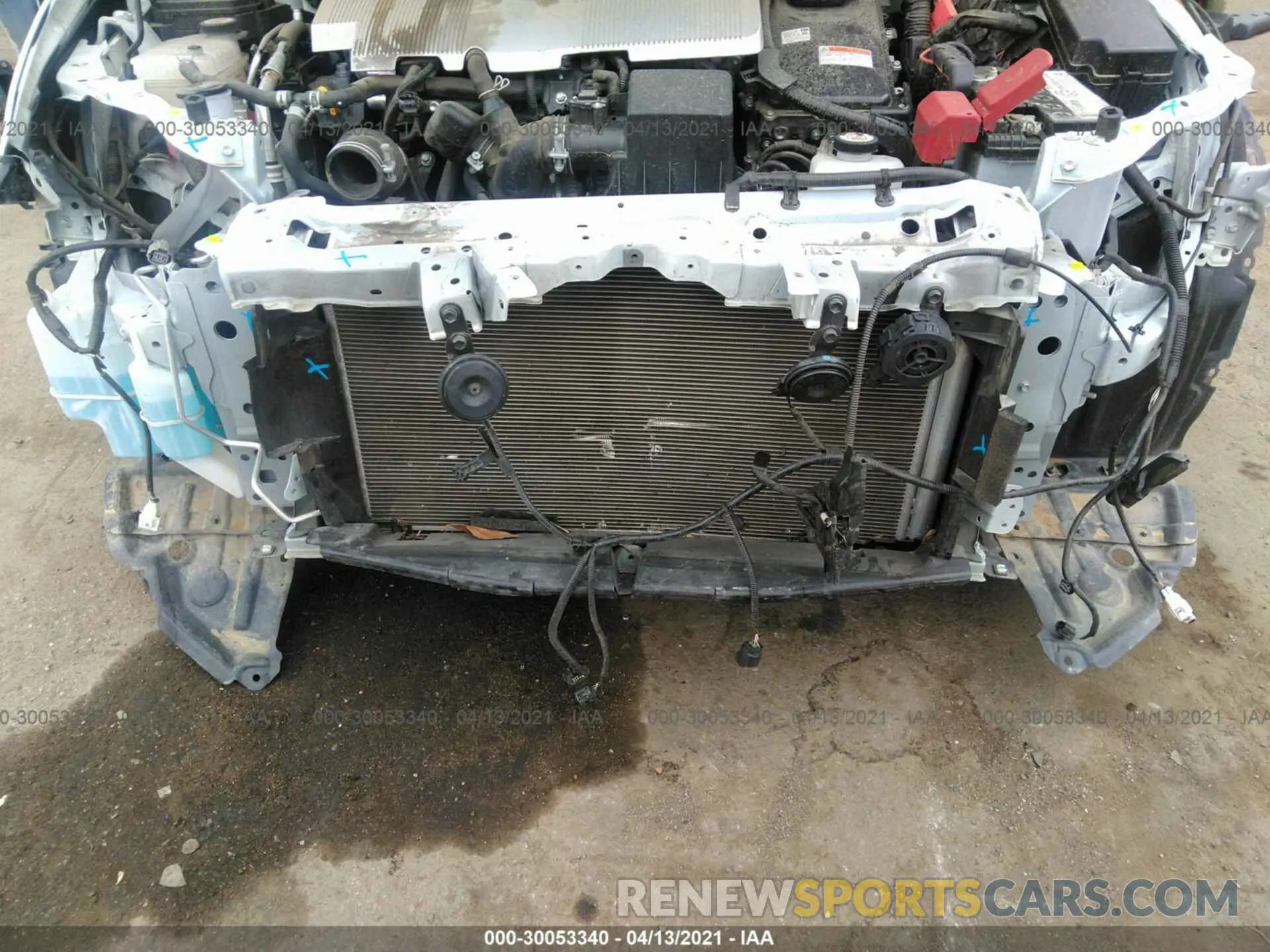 6 fotografías del automóvil dañado JTDKARFU4L3111349 TOYOTA PRIUS 2020