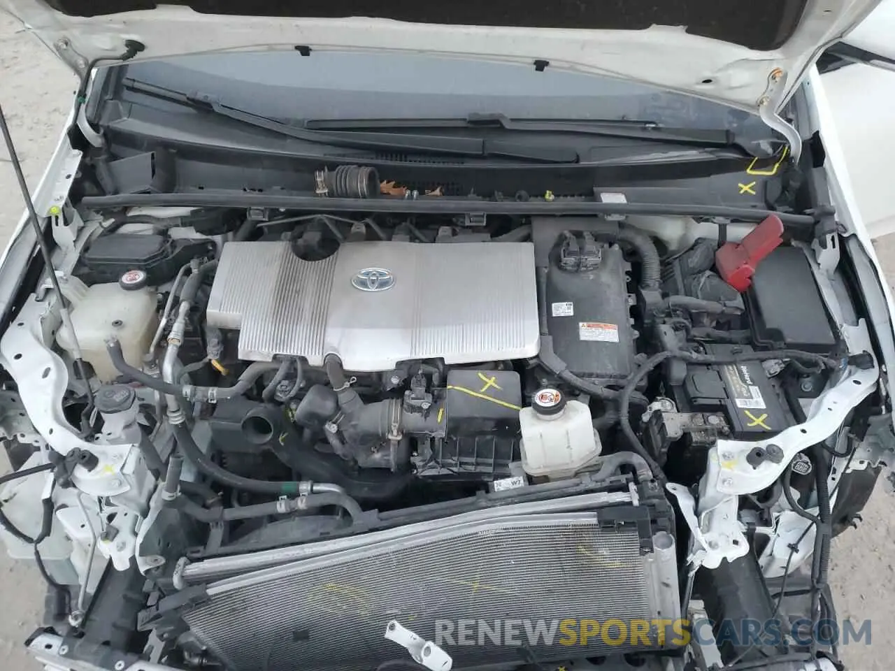 11 fotografías del automóvil dañado JTDKARFU4L3114669 TOYOTA PRIUS 2020
