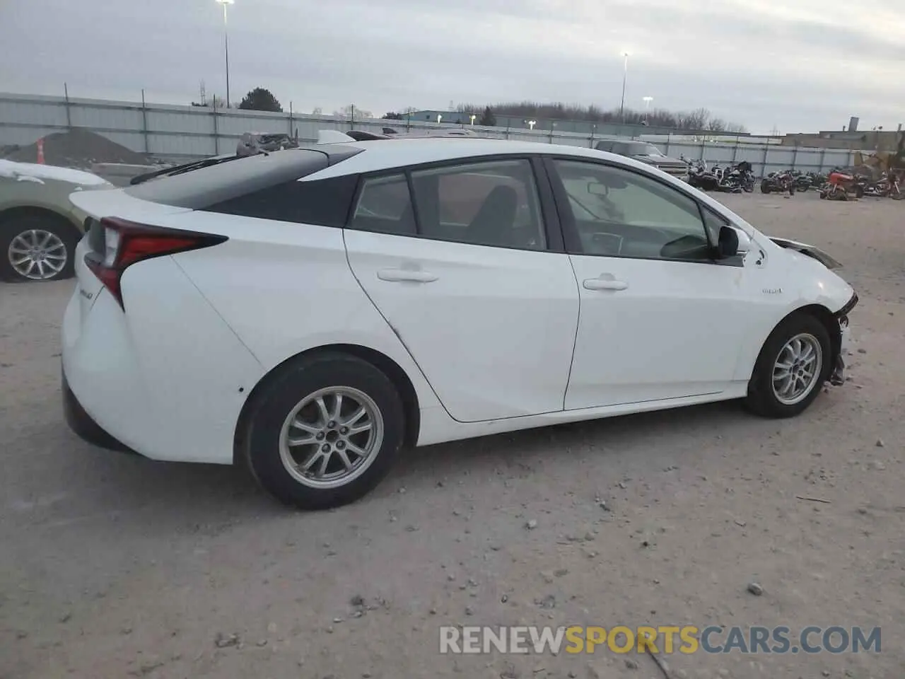3 fotografías del automóvil dañado JTDKARFU4L3114669 TOYOTA PRIUS 2020