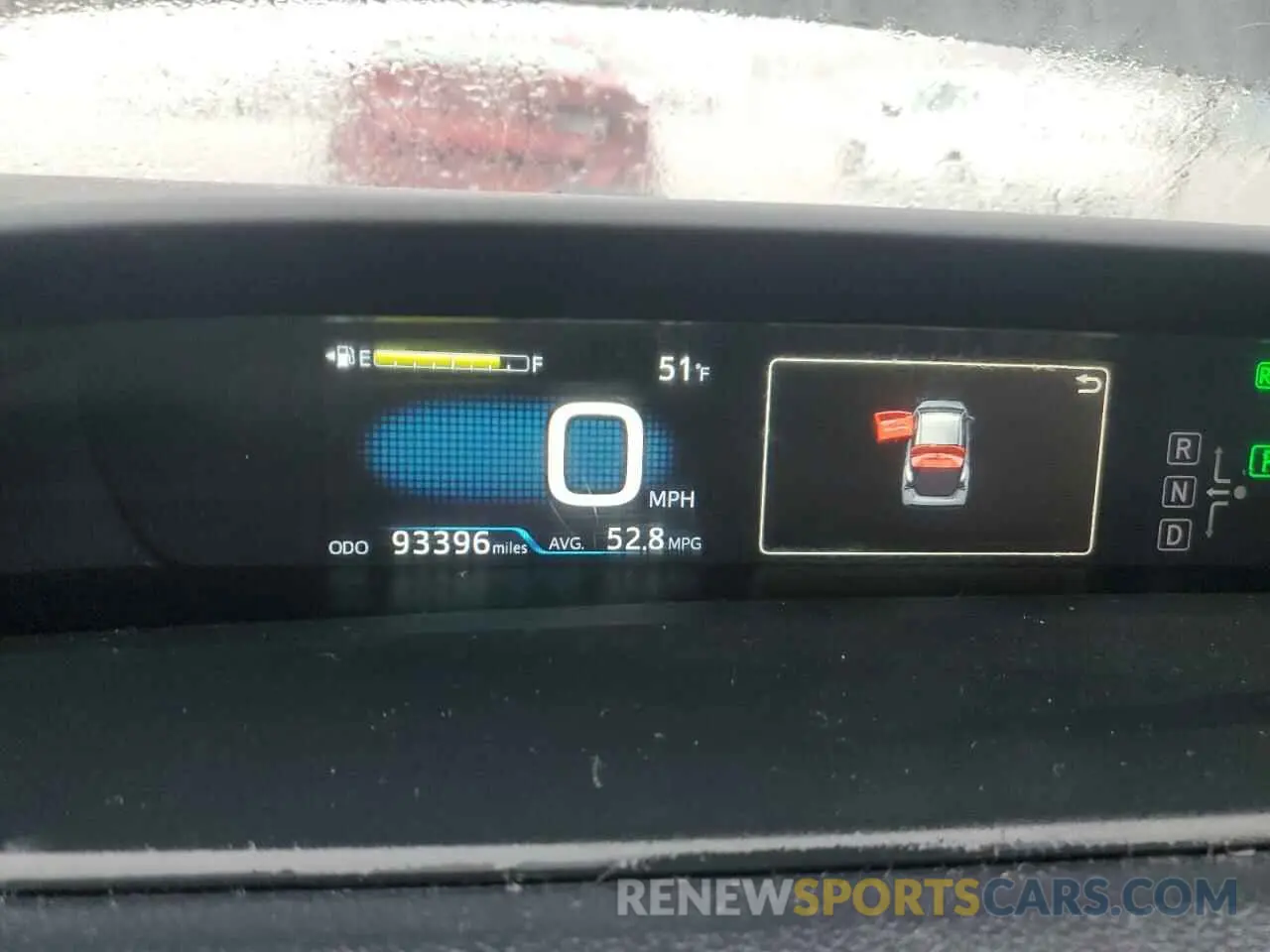 9 fotografías del automóvil dañado JTDKARFU4L3115000 TOYOTA PRIUS 2020