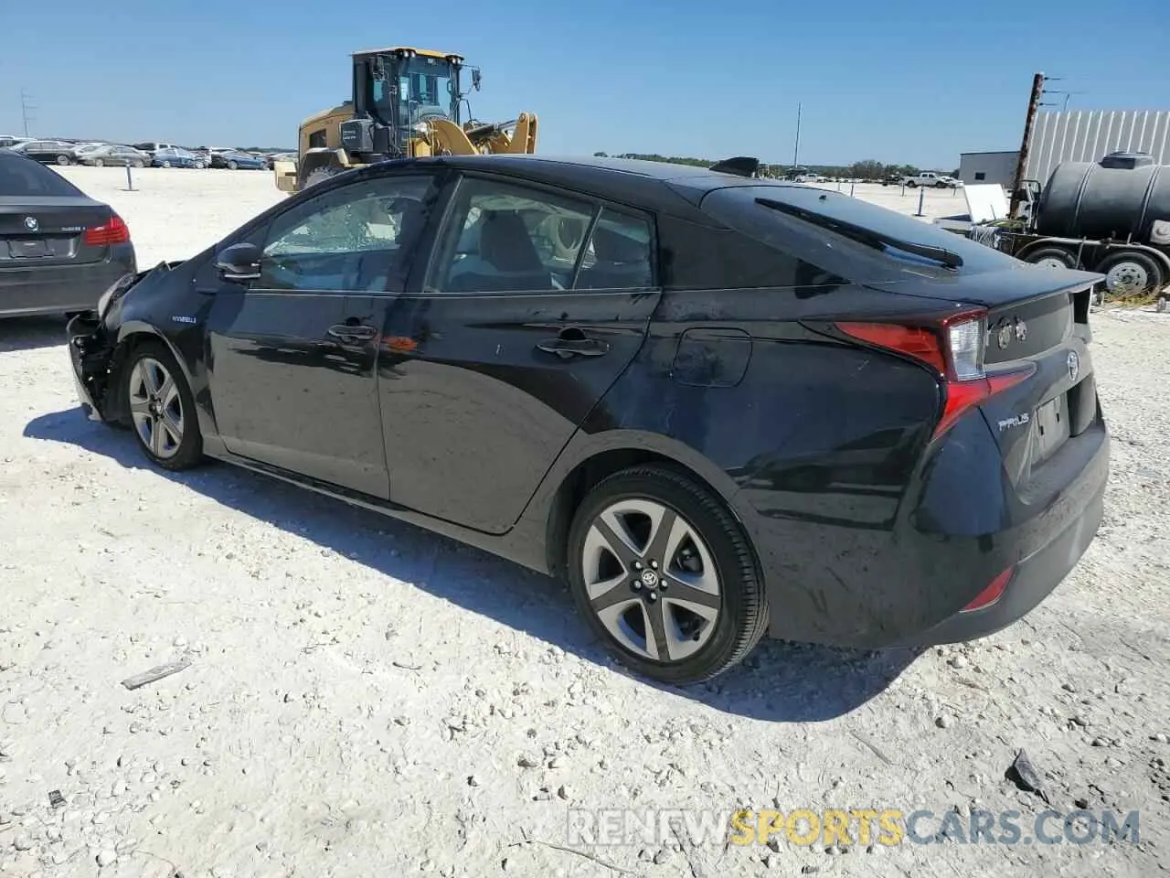 2 fotografías del automóvil dañado JTDKARFU4L3121427 TOYOTA PRIUS 2020