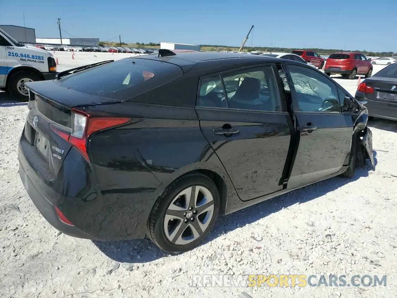 3 fotografías del automóvil dañado JTDKARFU4L3121427 TOYOTA PRIUS 2020