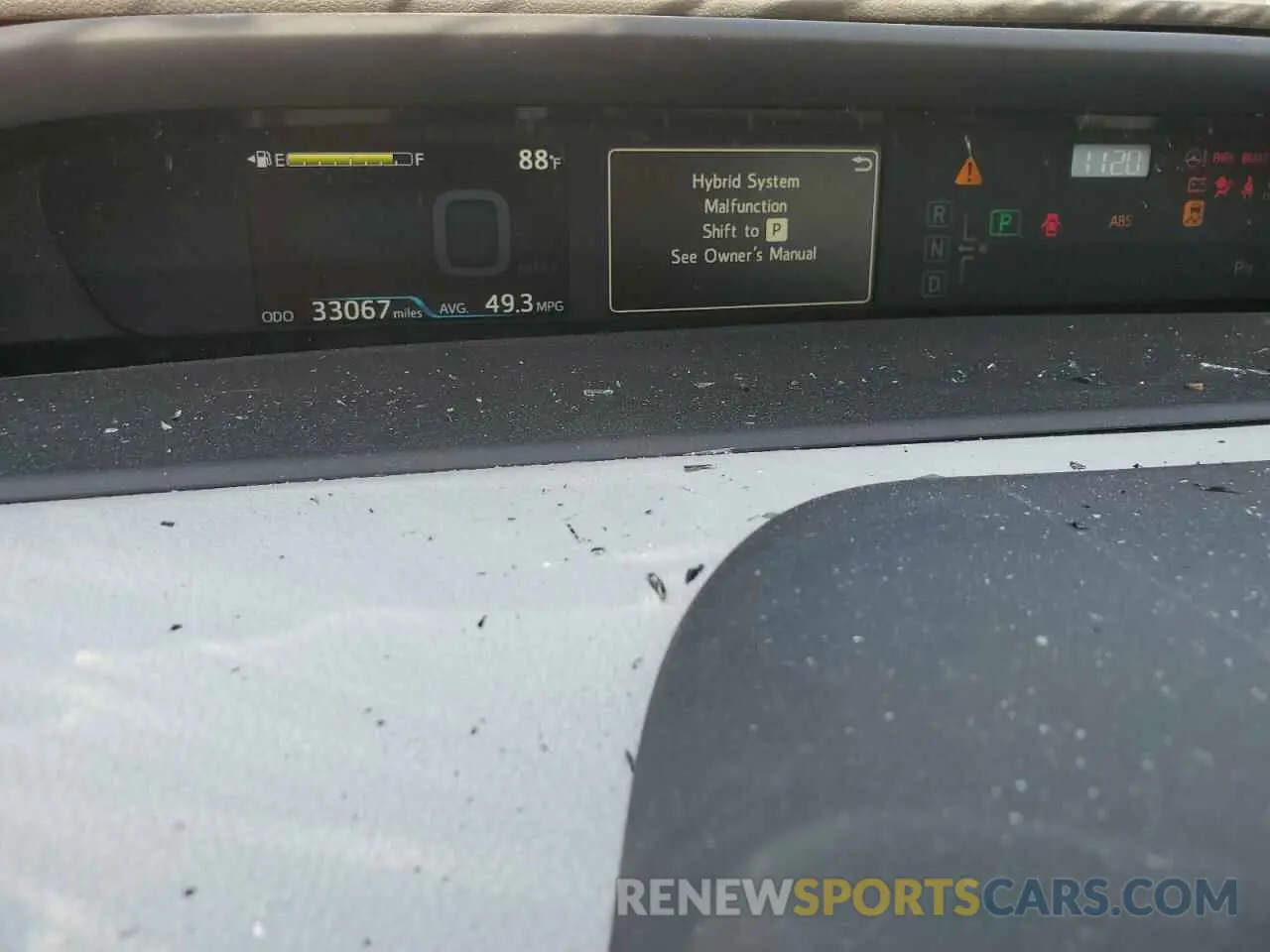 9 fotografías del automóvil dañado JTDKARFU4L3121427 TOYOTA PRIUS 2020
