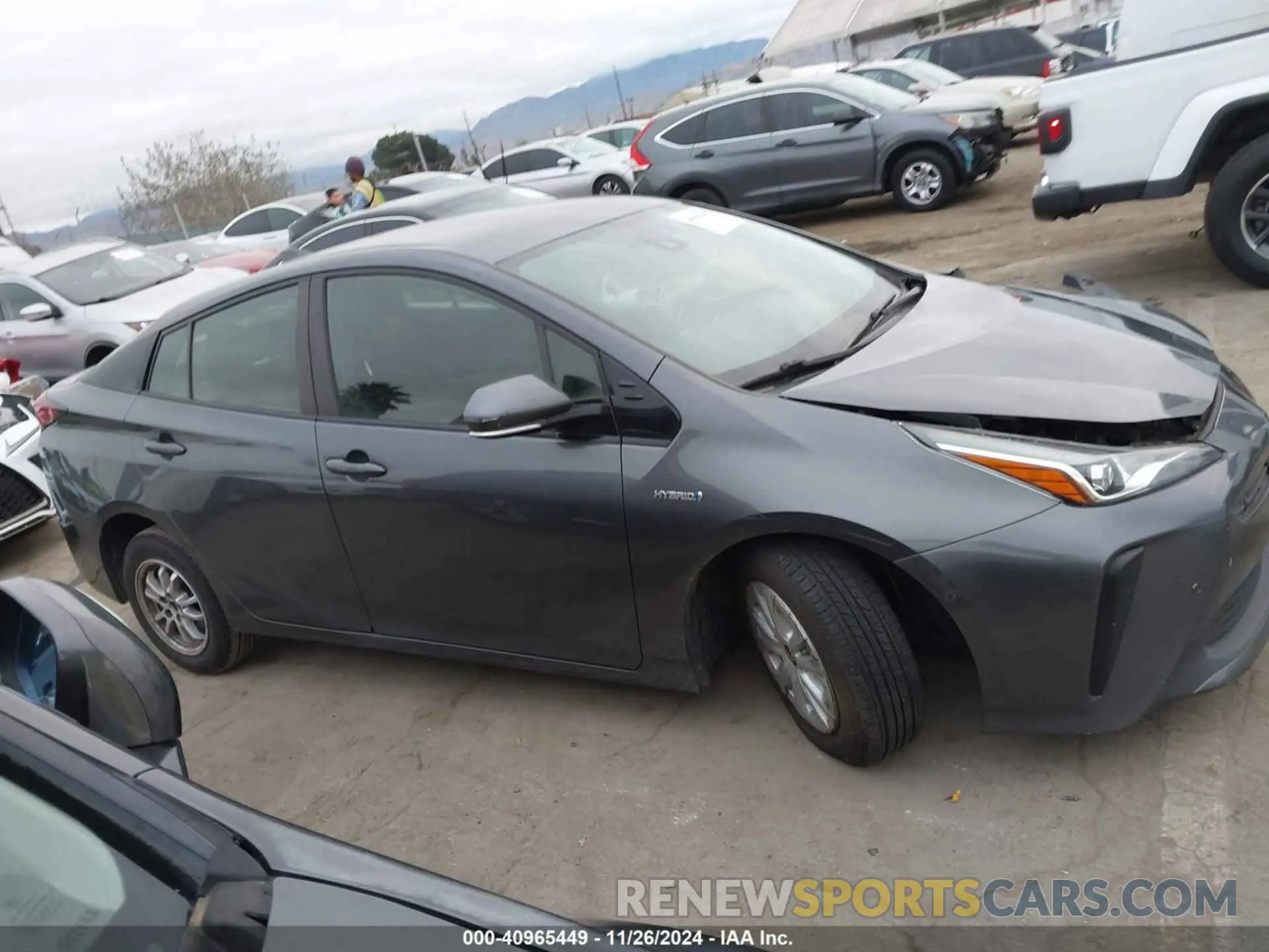 14 fotografías del automóvil dañado JTDKARFU5L3109237 TOYOTA PRIUS 2020