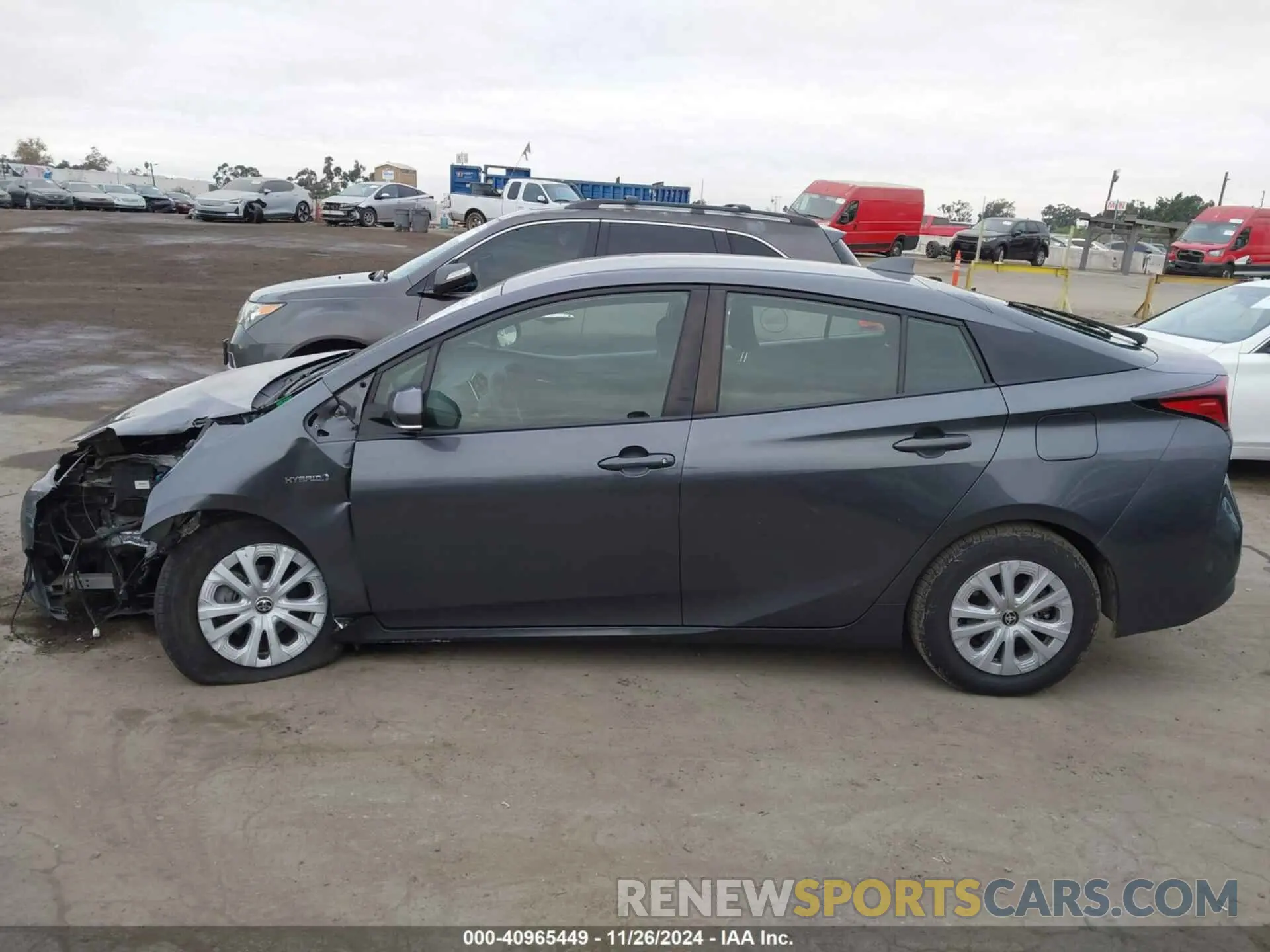 15 fotografías del automóvil dañado JTDKARFU5L3109237 TOYOTA PRIUS 2020