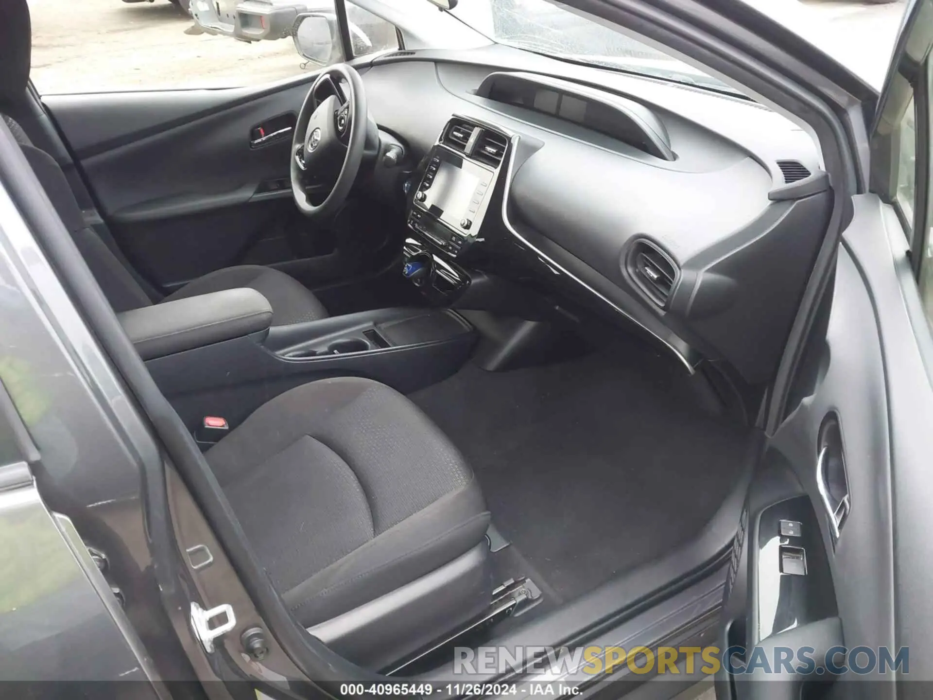5 fotografías del automóvil dañado JTDKARFU5L3109237 TOYOTA PRIUS 2020