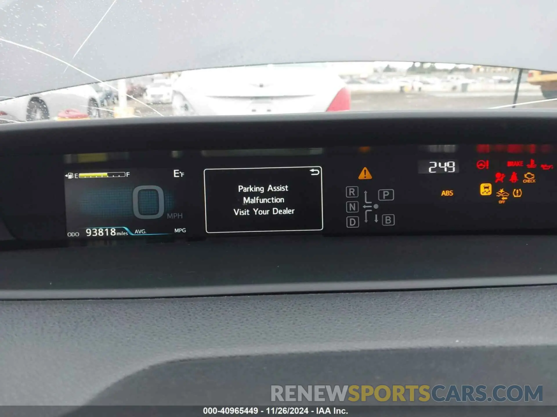 7 fotografías del automóvil dañado JTDKARFU5L3109237 TOYOTA PRIUS 2020
