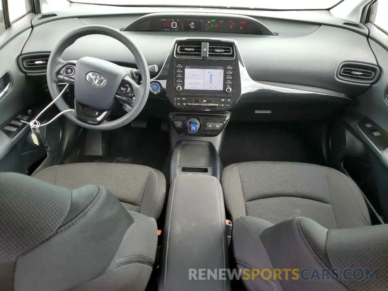 8 fotografías del automóvil dañado JTDKARFU5L3114213 TOYOTA PRIUS 2020