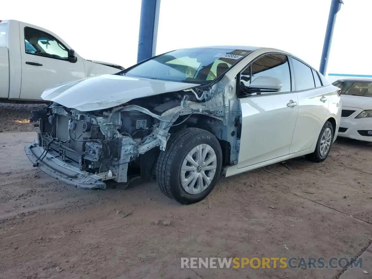 1 fotografías del automóvil dañado JTDKARFU5L3115054 TOYOTA PRIUS 2020