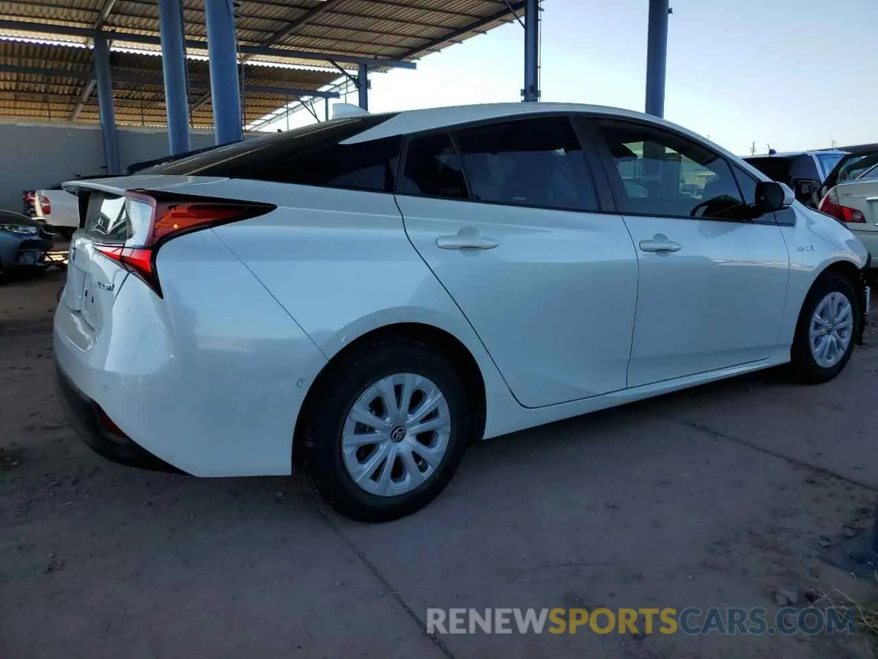 3 fotografías del automóvil dañado JTDKARFU5L3115054 TOYOTA PRIUS 2020