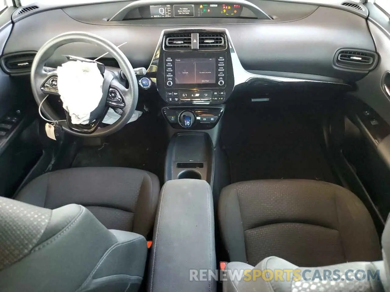 8 fotografías del automóvil dañado JTDKARFU5L3115054 TOYOTA PRIUS 2020