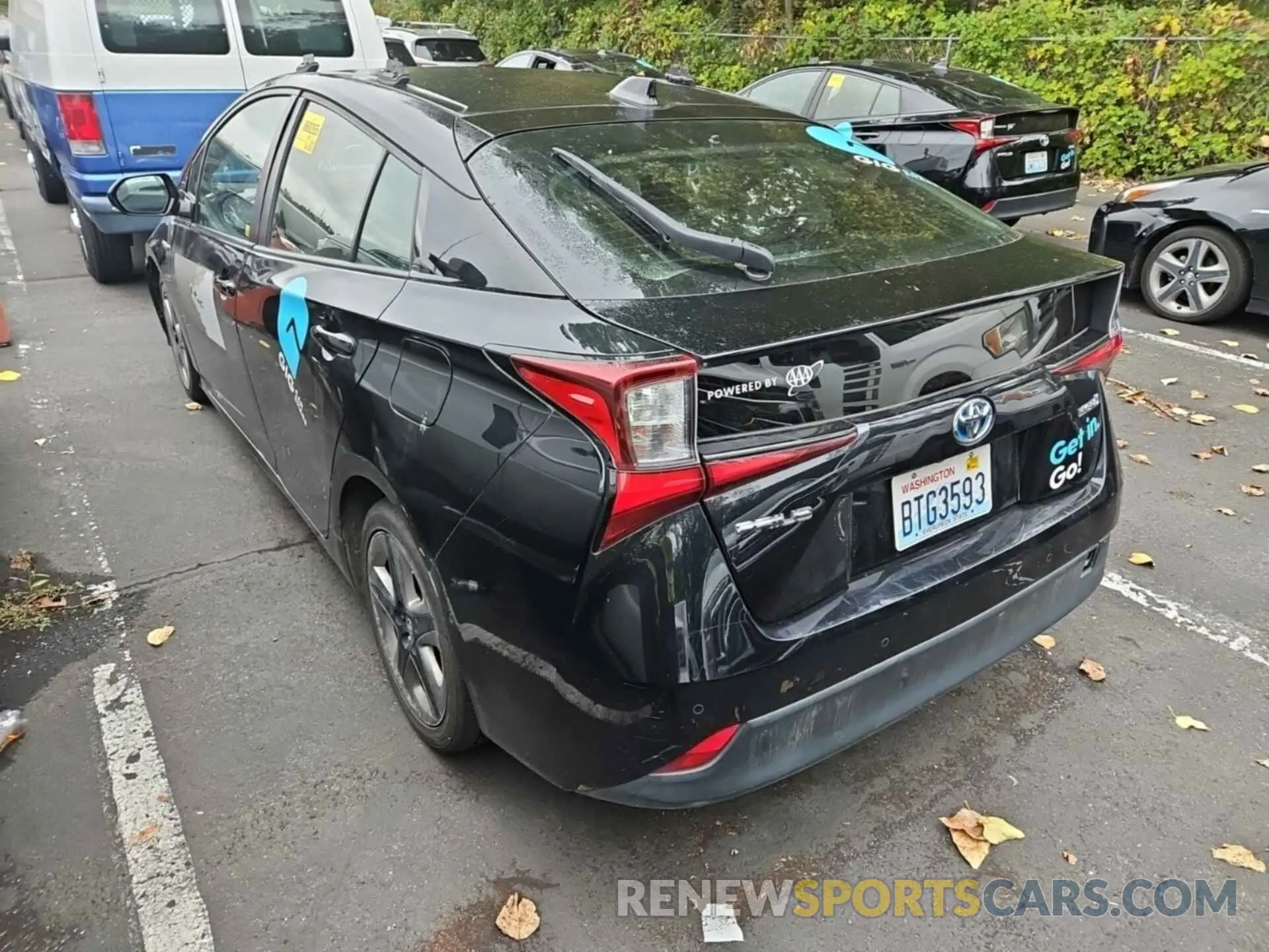 33 fotografías del automóvil dañado JTDKARFU5L3116060 TOYOTA PRIUS 2020