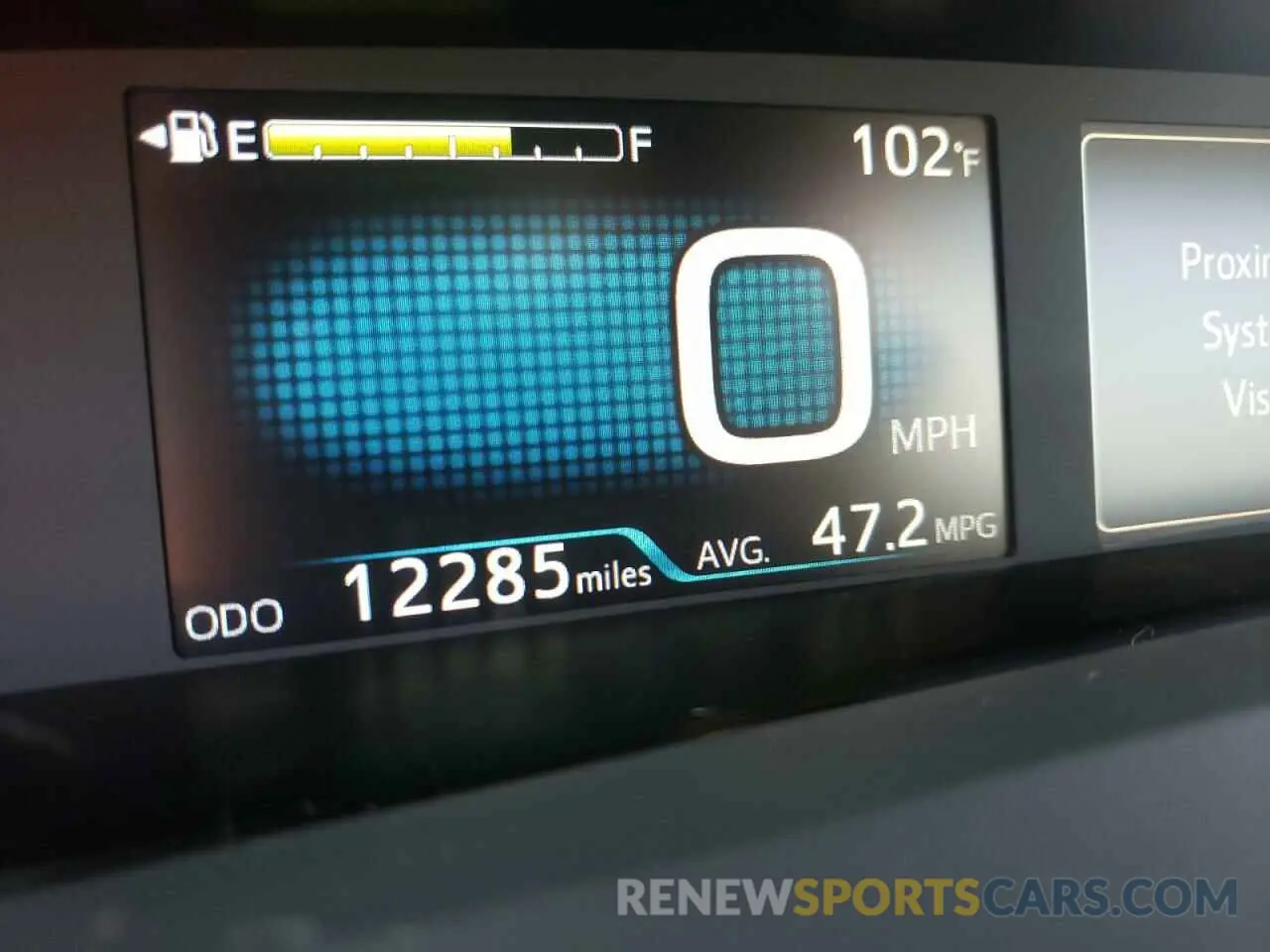8 fotografías del automóvil dañado JTDKARFU5L3123610 TOYOTA PRIUS 2020