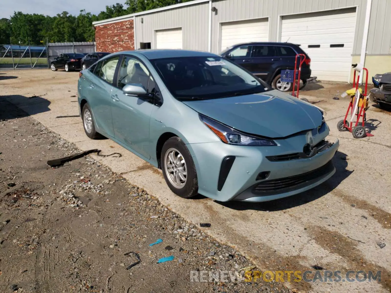 1 fotografías del automóvil dañado JTDKARFU6L3109070 TOYOTA PRIUS 2020