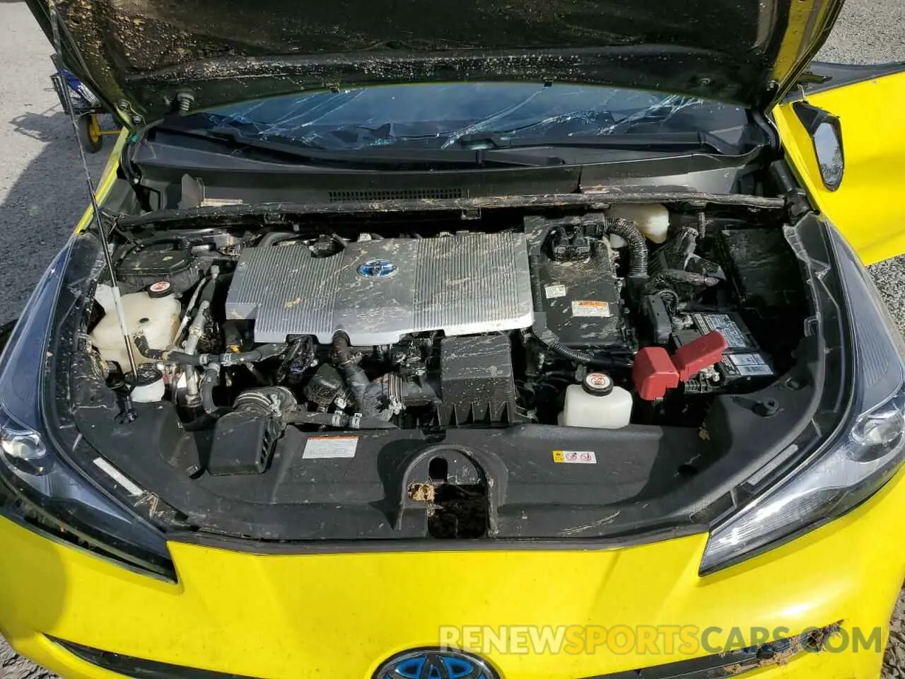 11 fotografías del automóvil dañado JTDKARFU6L3111255 TOYOTA PRIUS 2020