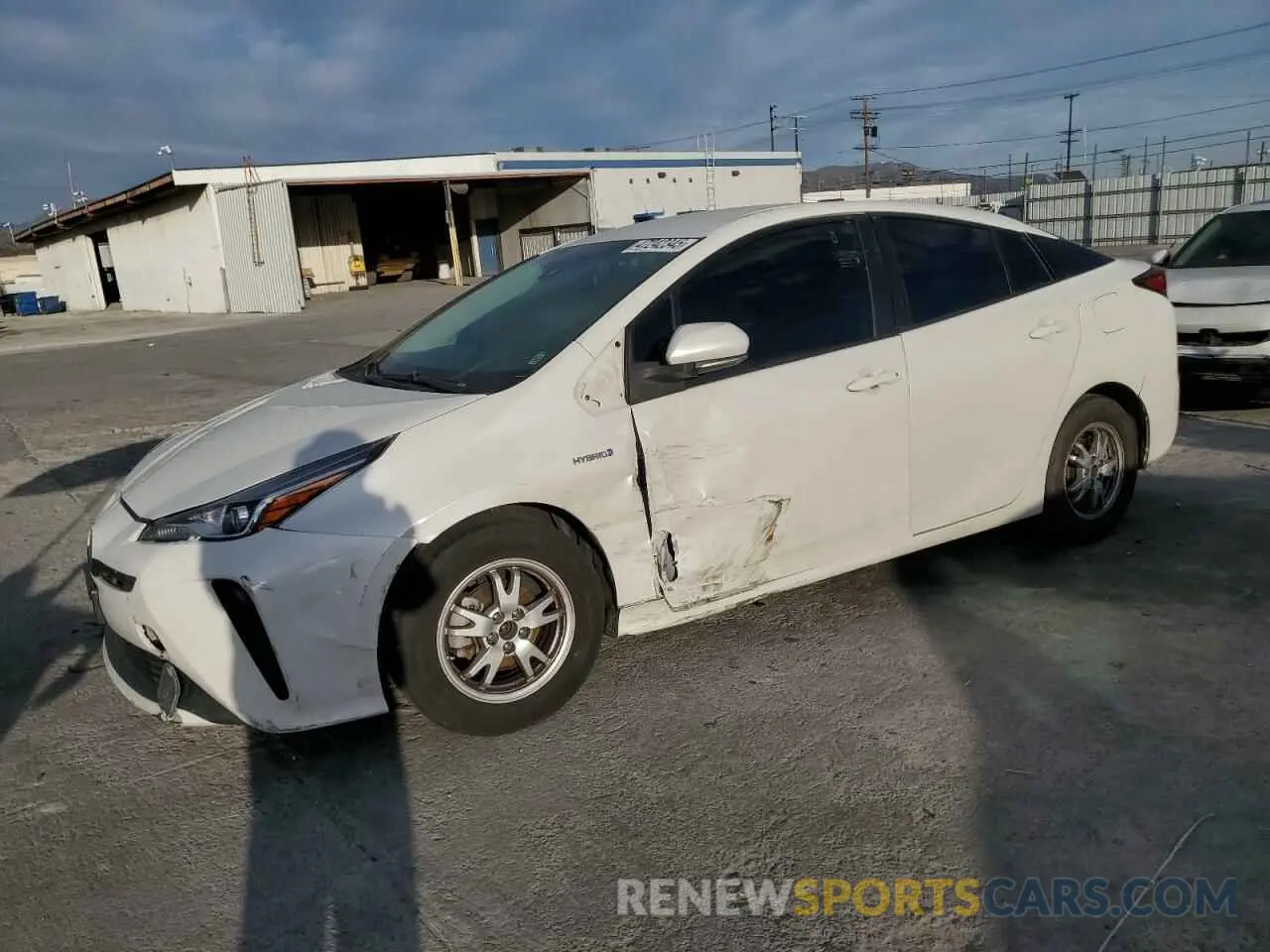 1 fotografías del automóvil dañado JTDKARFU6L3113622 TOYOTA PRIUS 2020