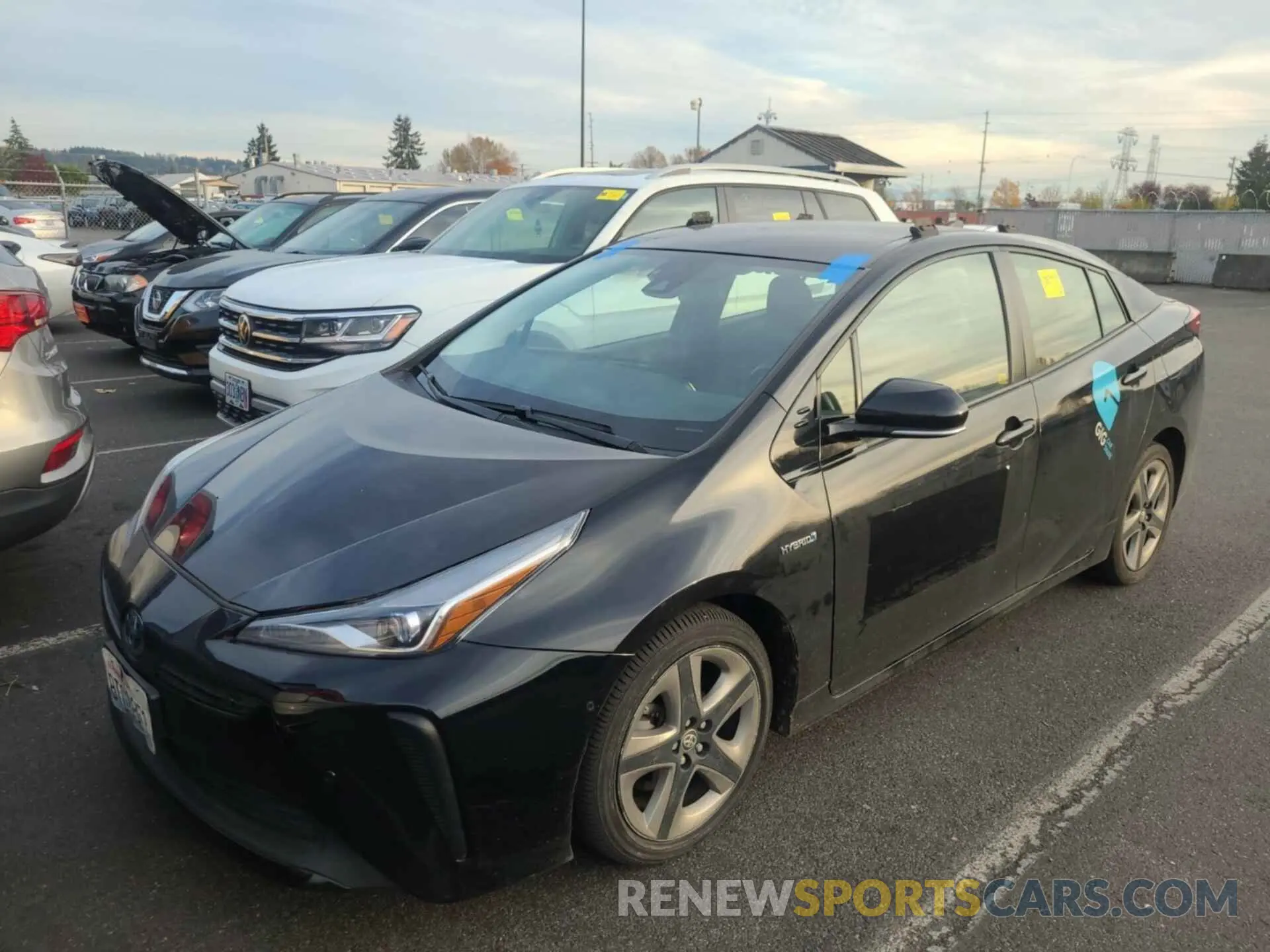 20 fotografías del automóvil dañado JTDKARFU6L3116164 TOYOTA PRIUS 2020