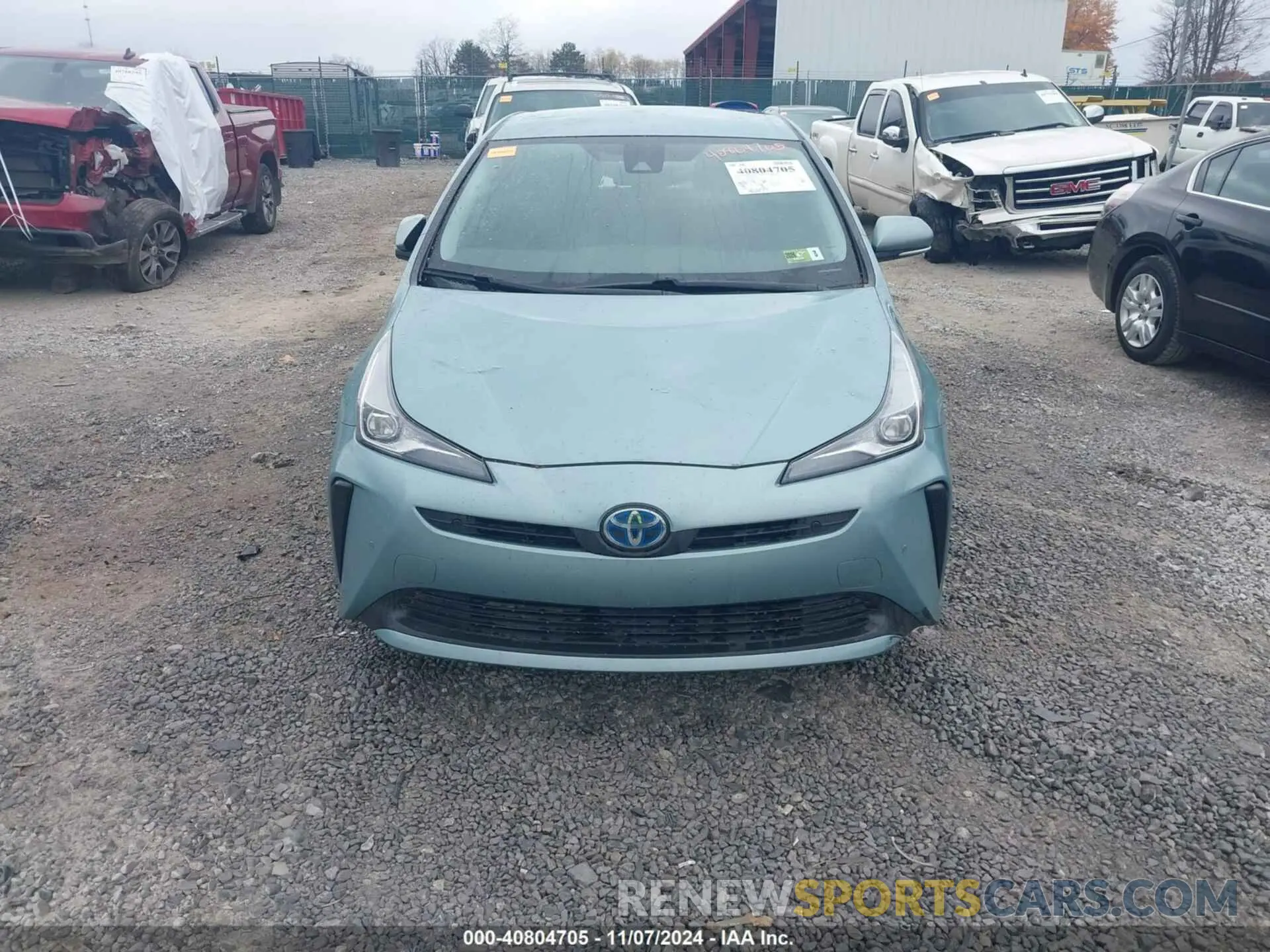 12 fotografías del automóvil dañado JTDKARFU6L3118741 TOYOTA PRIUS 2020