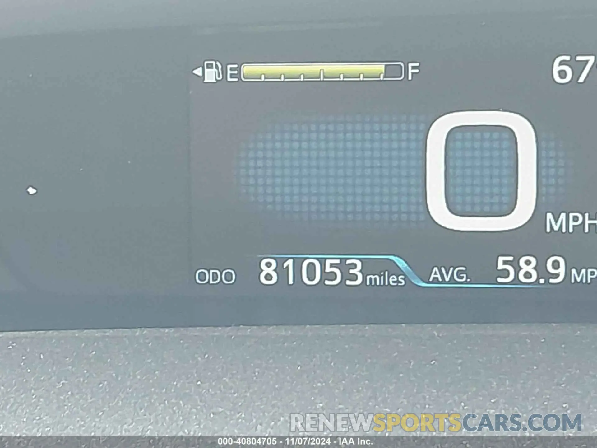 15 fotografías del automóvil dañado JTDKARFU6L3118741 TOYOTA PRIUS 2020