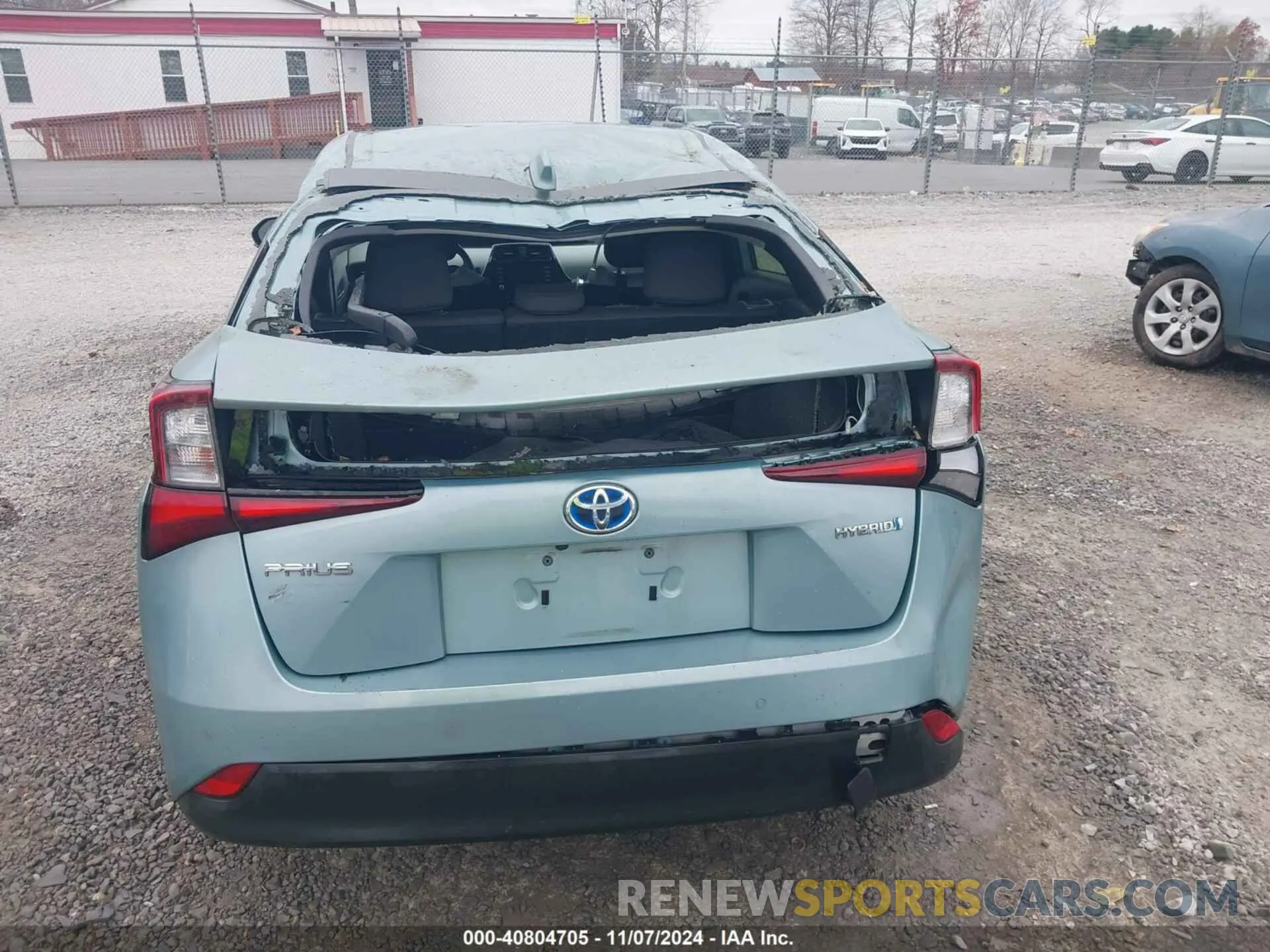16 fotografías del automóvil dañado JTDKARFU6L3118741 TOYOTA PRIUS 2020