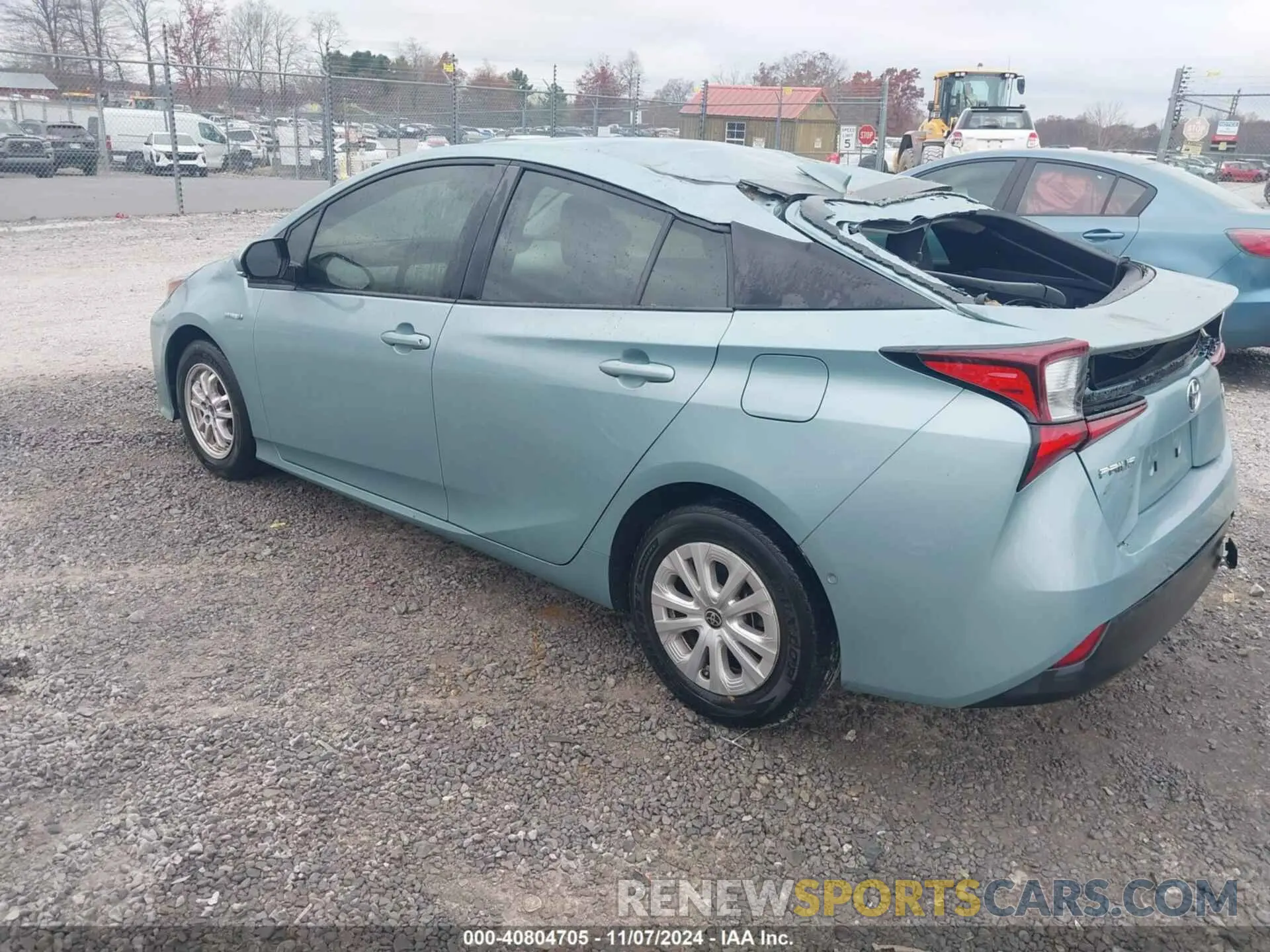 3 fotografías del automóvil dañado JTDKARFU6L3118741 TOYOTA PRIUS 2020