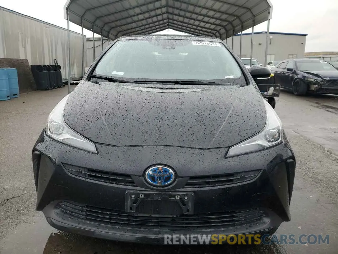 5 fotografías del automóvil dañado JTDKARFU7L3104542 TOYOTA PRIUS 2020