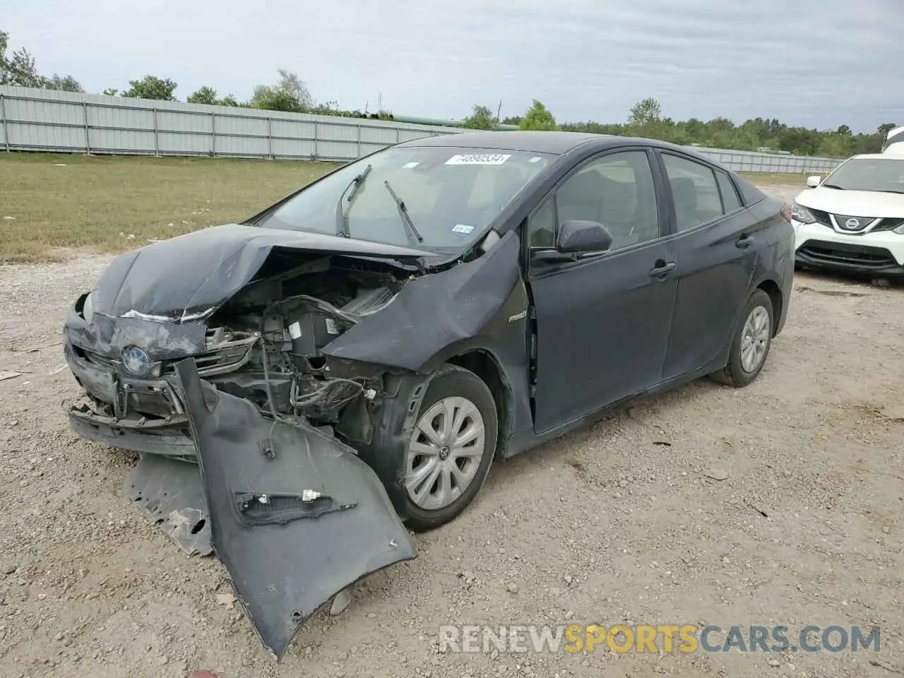 1 fotografías del automóvil dañado JTDKARFU7L3109854 TOYOTA PRIUS 2020