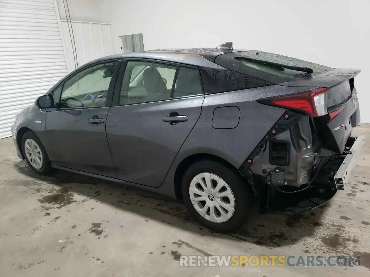 2 fotografías del automóvil dañado JTDKARFU7L3111006 TOYOTA PRIUS 2020