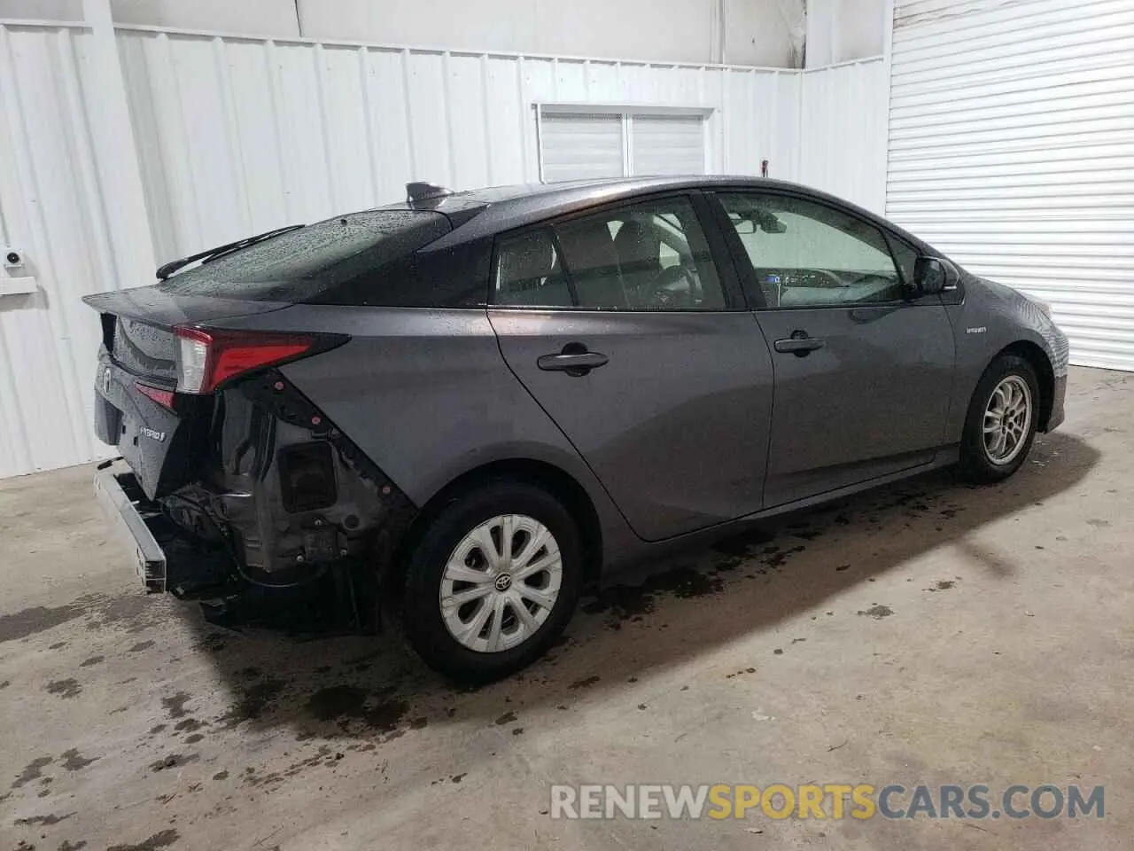 3 fotografías del automóvil dañado JTDKARFU7L3111006 TOYOTA PRIUS 2020