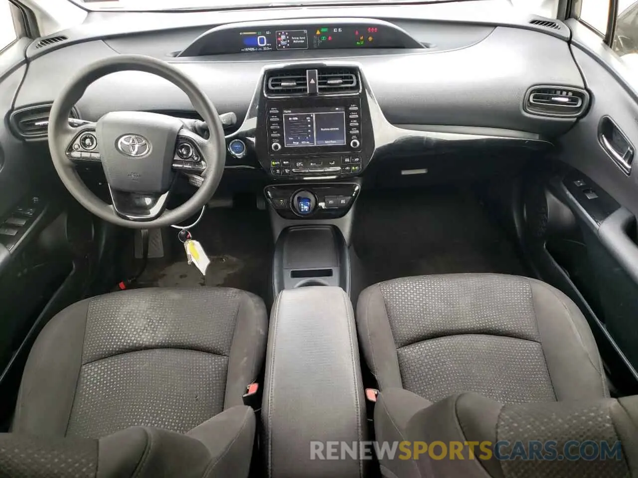 8 fotografías del automóvil dañado JTDKARFU7L3111006 TOYOTA PRIUS 2020