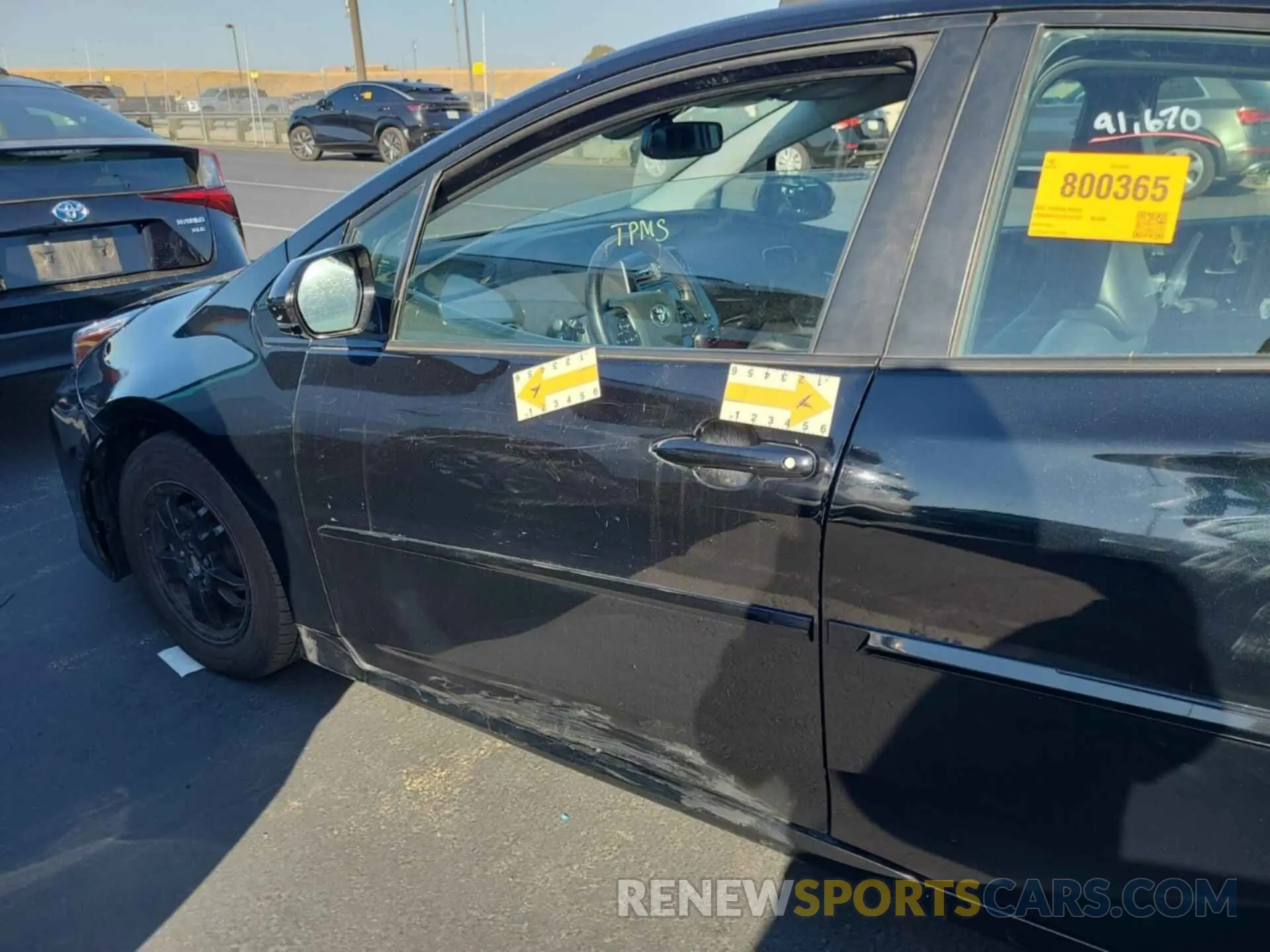 5 fotografías del automóvil dañado JTDKARFU7L3112107 TOYOTA PRIUS 2020