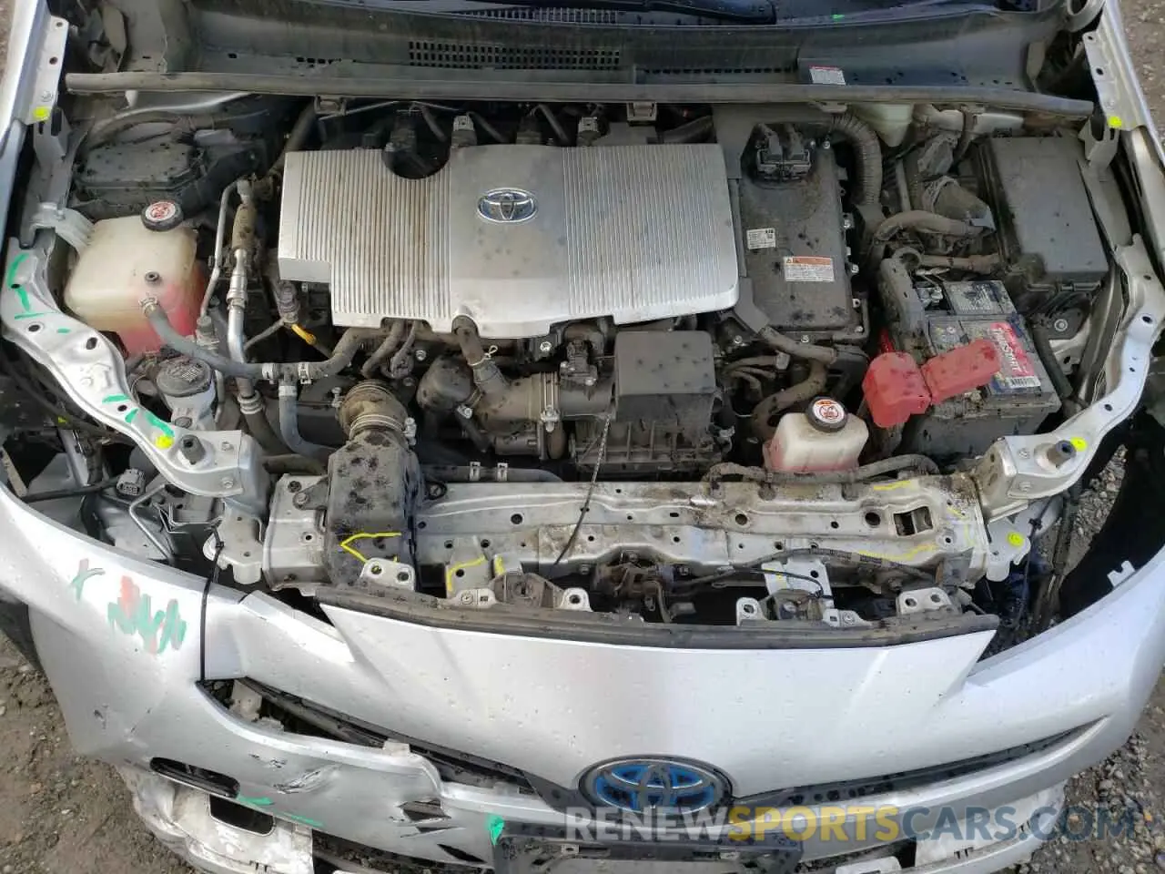 11 fotografías del automóvil dañado JTDKARFU7L3117453 TOYOTA PRIUS 2020