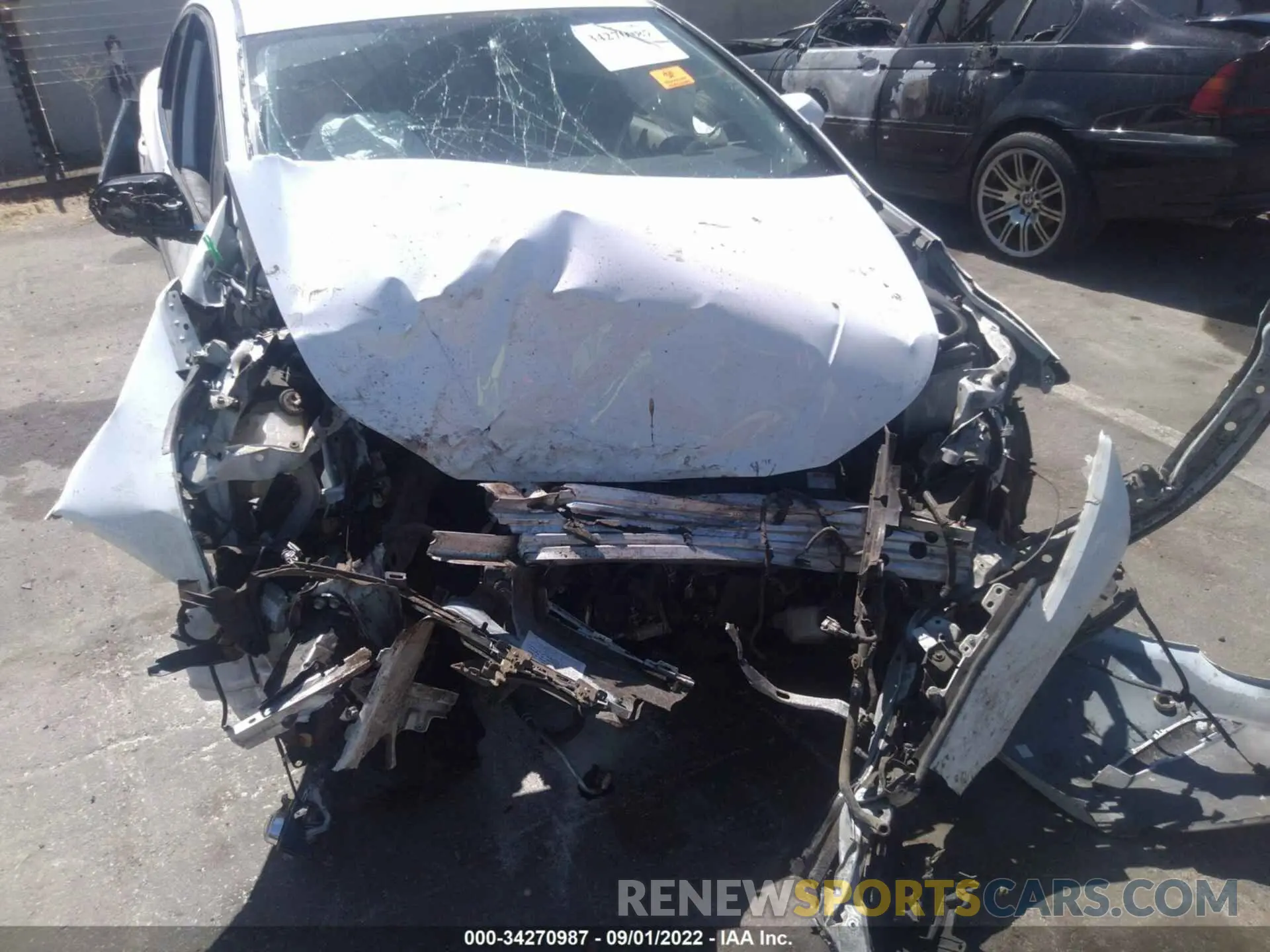 6 fotografías del automóvil dañado JTDKARFU7L3119011 TOYOTA PRIUS 2020