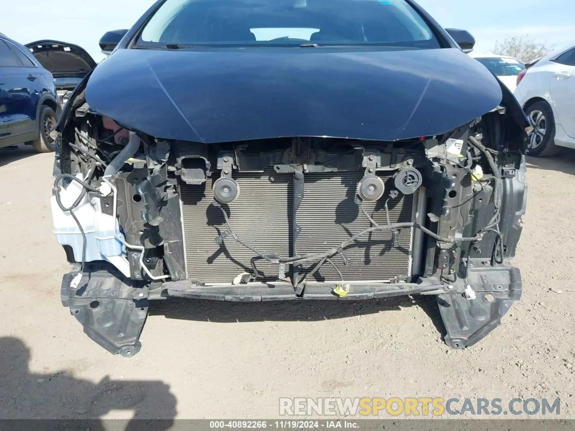 6 fotografías del automóvil dañado JTDKARFU7L3122040 TOYOTA PRIUS 2020