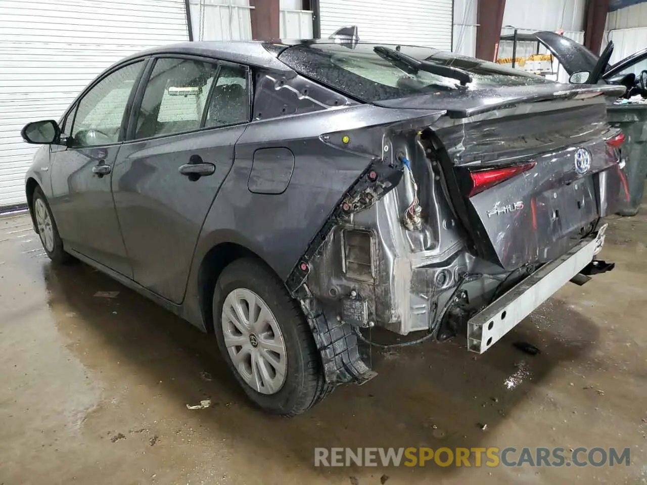 2 fotografías del automóvil dañado JTDKARFU7L3124855 TOYOTA PRIUS 2020