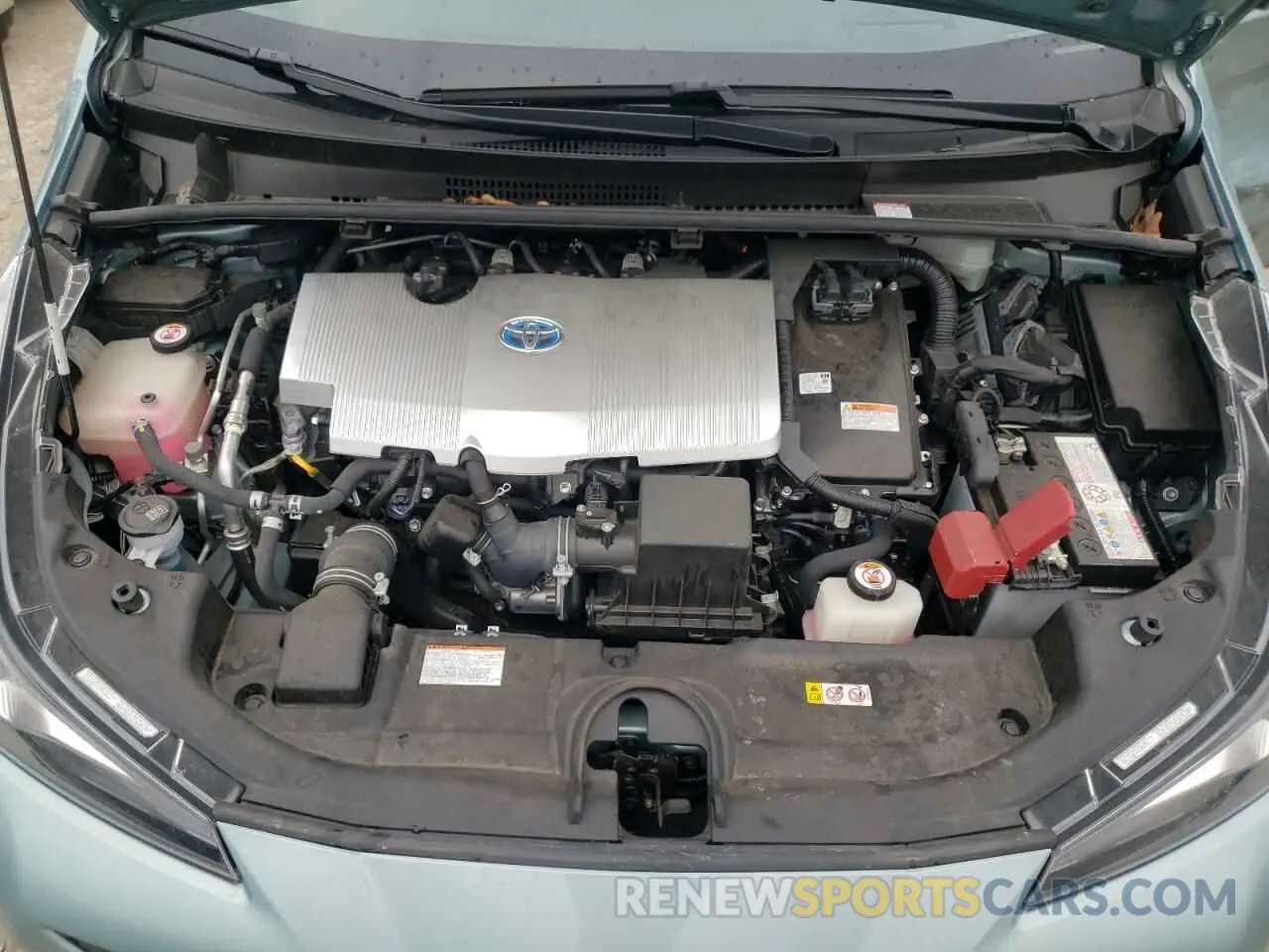 11 fotografías del automóvil dañado JTDKARFU8L3104405 TOYOTA PRIUS 2020