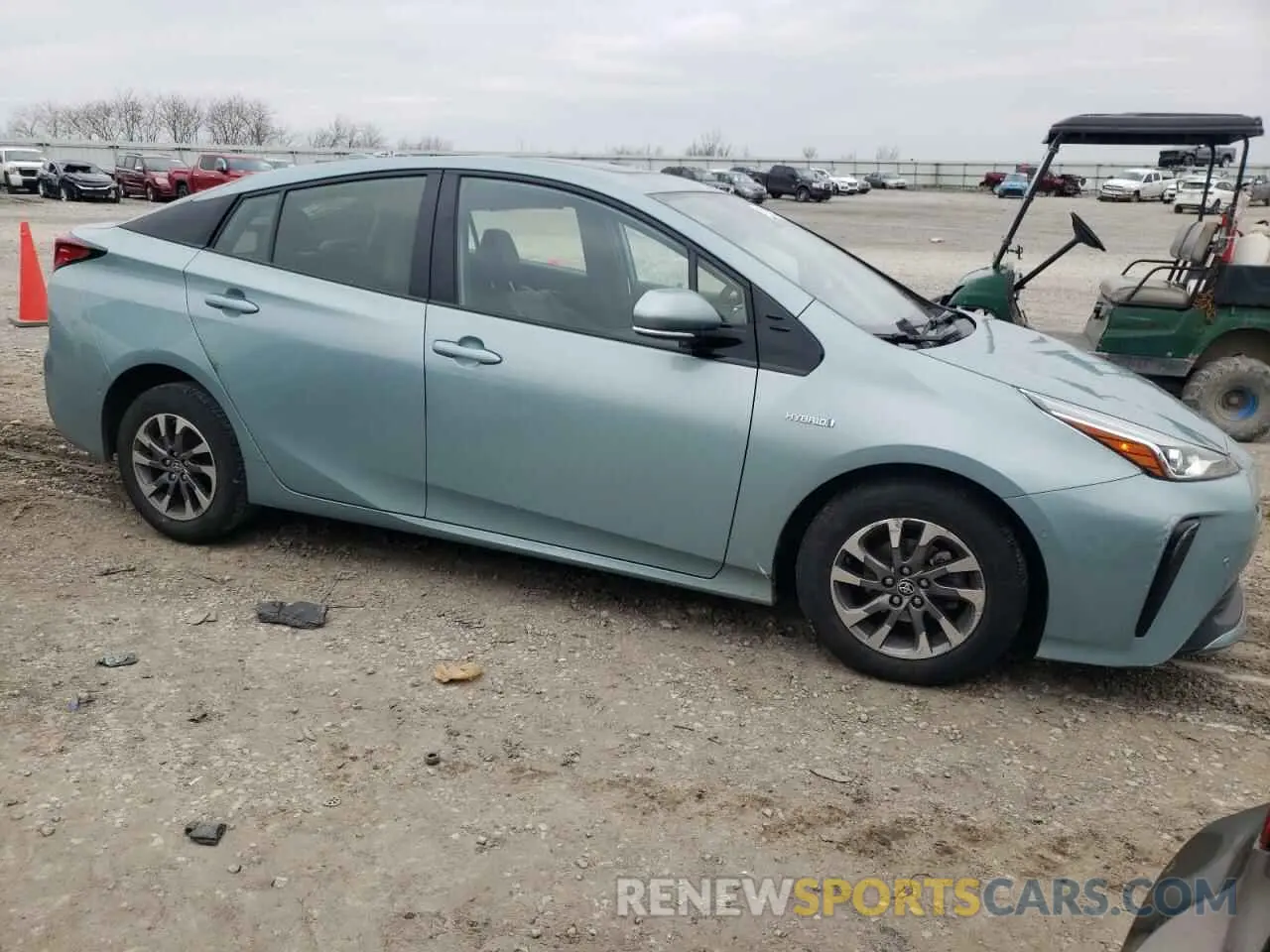 4 fotografías del automóvil dañado JTDKARFU8L3104405 TOYOTA PRIUS 2020