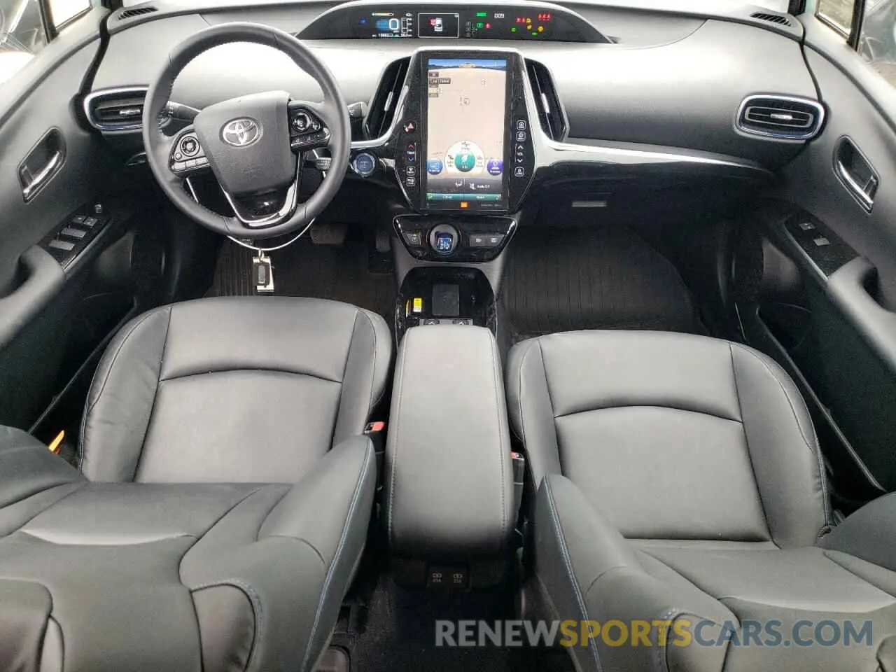 8 fotografías del automóvil dañado JTDKARFU8L3104405 TOYOTA PRIUS 2020