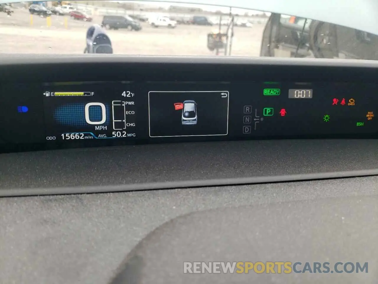 9 fotografías del automóvil dañado JTDKARFU8L3104405 TOYOTA PRIUS 2020