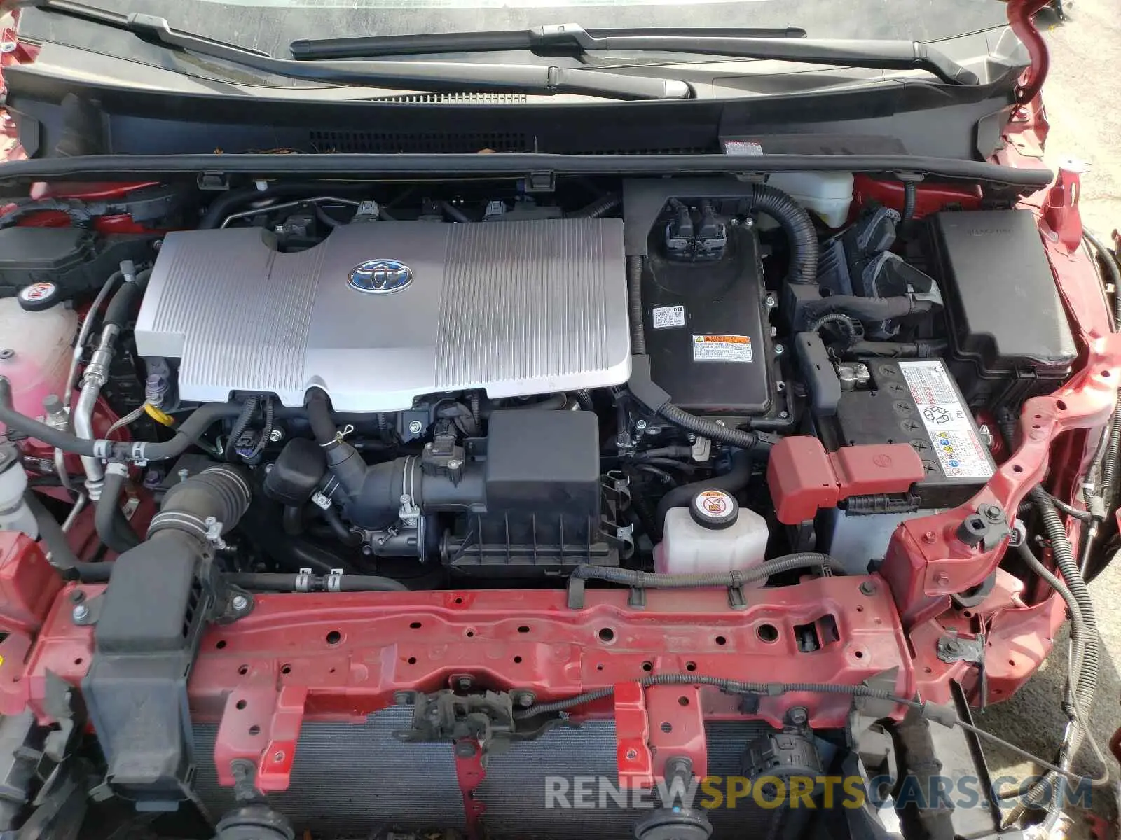 7 fotografías del automóvil dañado JTDKARFU8L3106851 TOYOTA PRIUS 2020