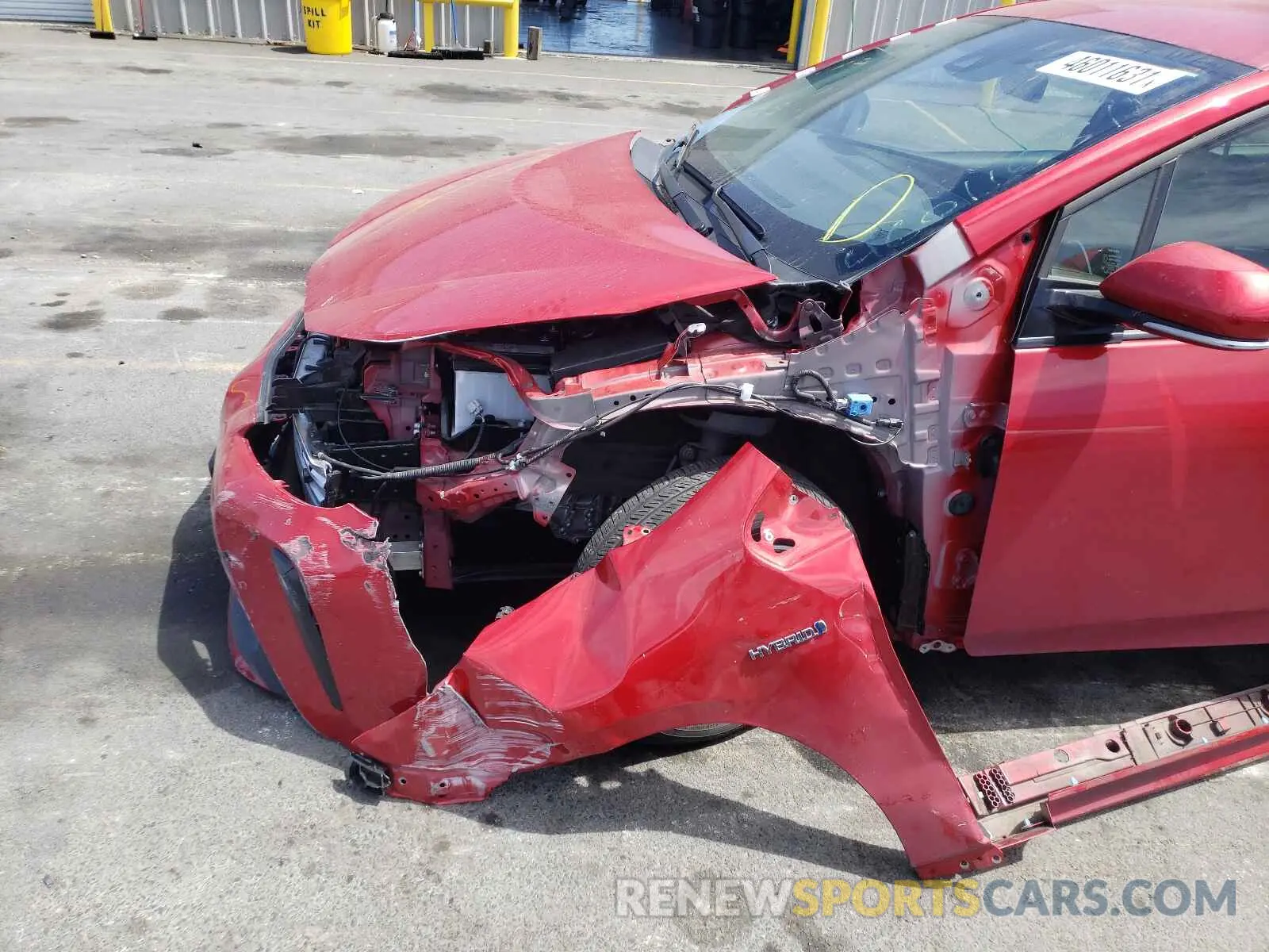 9 fotografías del automóvil dañado JTDKARFU8L3106851 TOYOTA PRIUS 2020