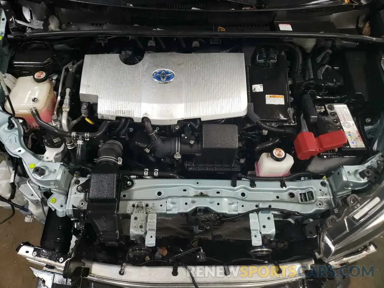 11 fotografías del automóvil dañado JTDKARFU8L3114609 TOYOTA PRIUS 2020