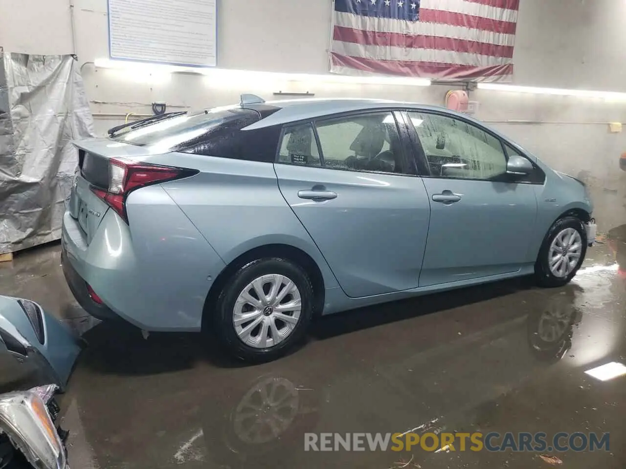 3 fotografías del automóvil dañado JTDKARFU8L3114609 TOYOTA PRIUS 2020