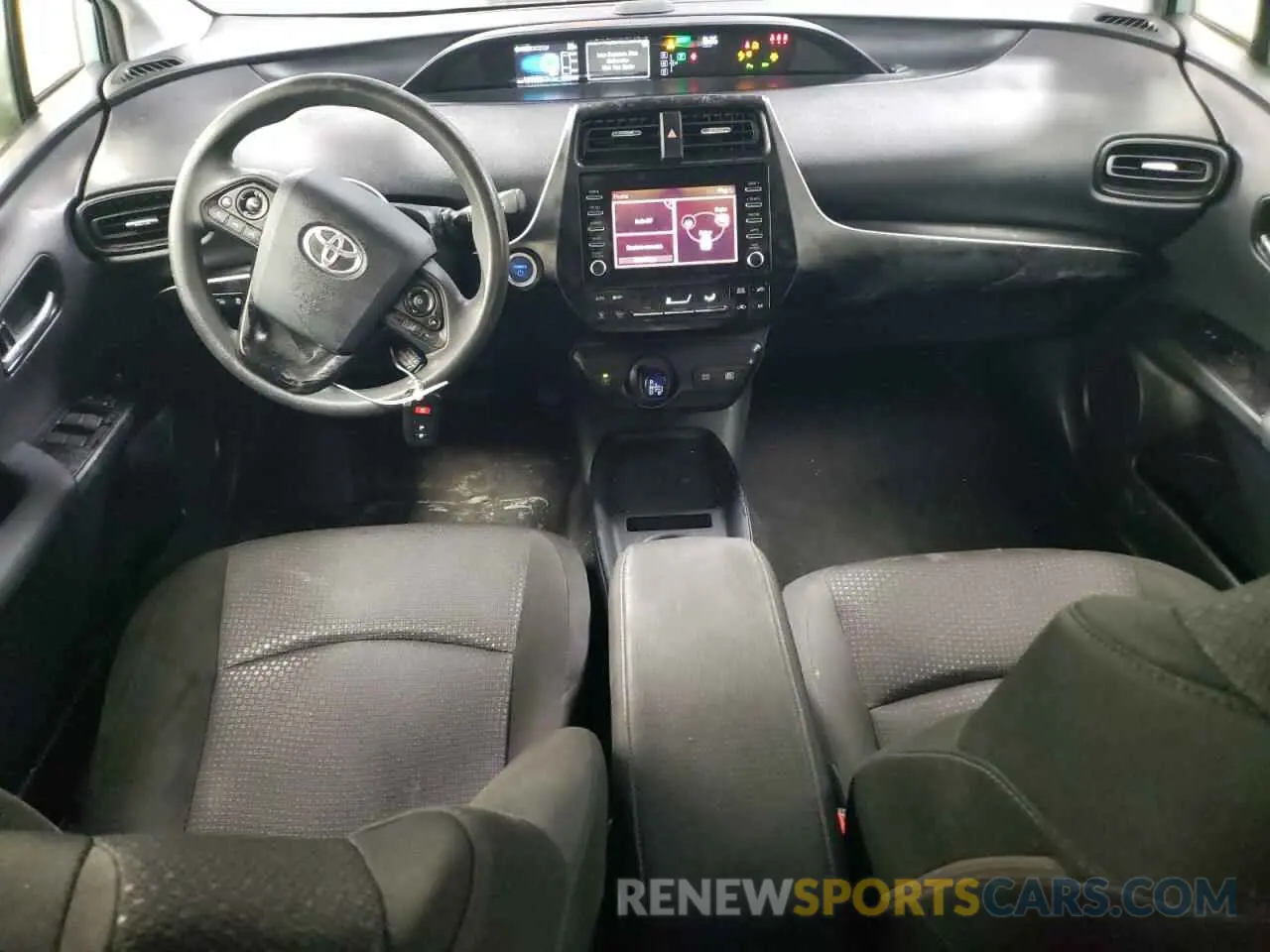 8 fotografías del automóvil dañado JTDKARFU8L3114609 TOYOTA PRIUS 2020