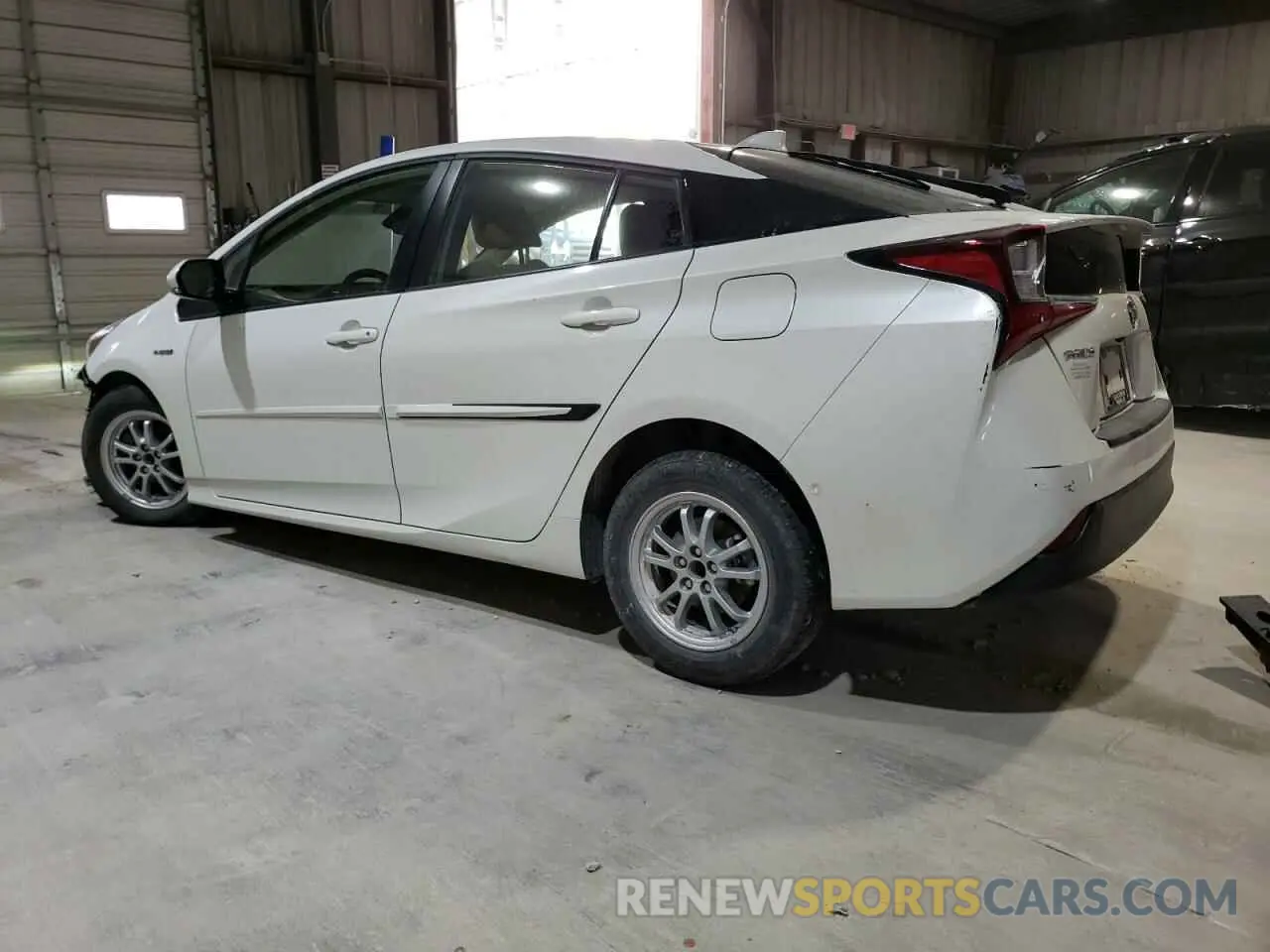 2 fotografías del automóvil dañado JTDKARFU8L3119759 TOYOTA PRIUS 2020