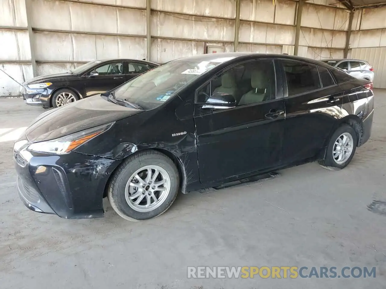 1 fotografías del automóvil dañado JTDKARFU8L3125335 TOYOTA PRIUS 2020