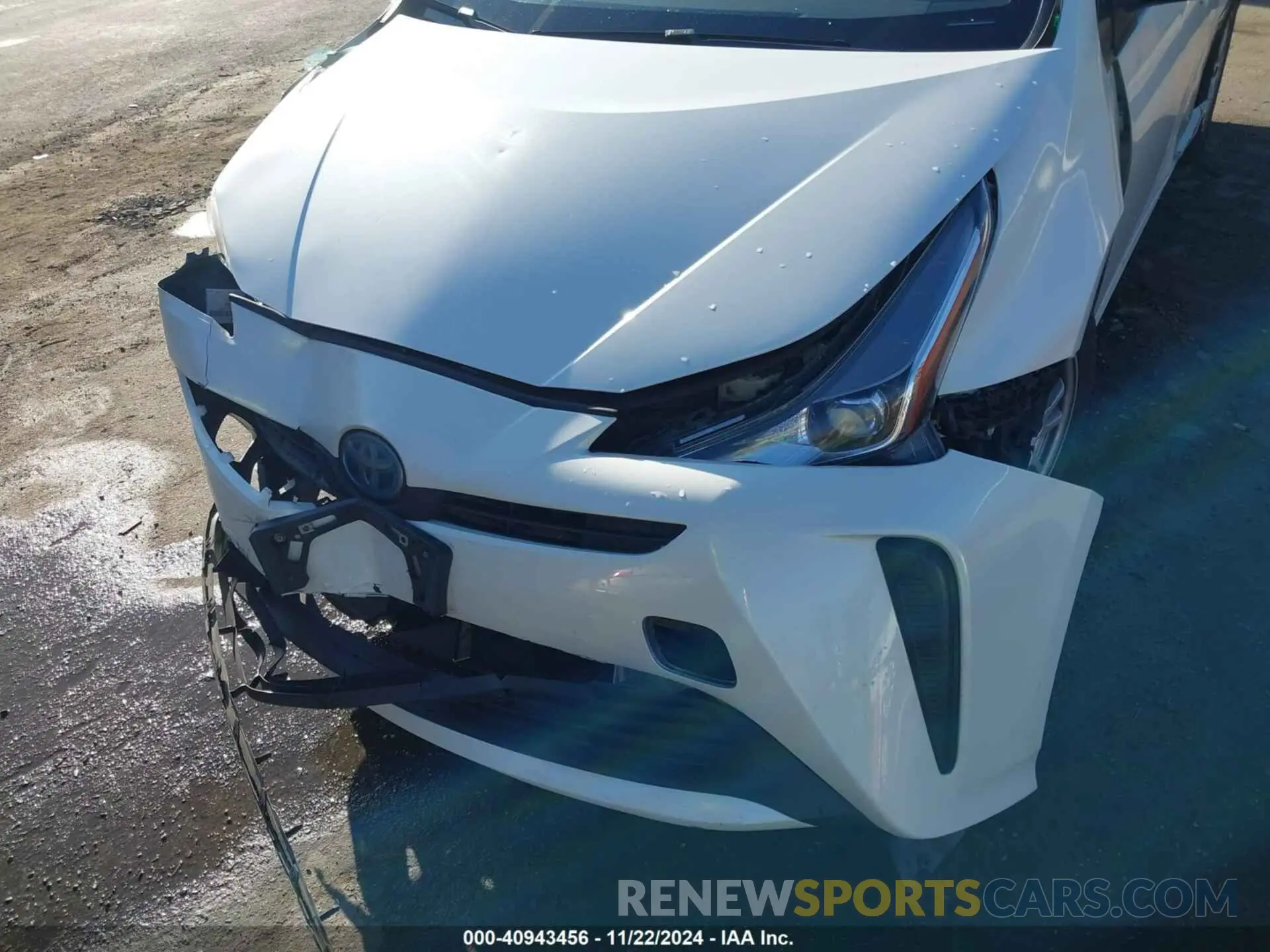 6 fotografías del automóvil dañado JTDKARFU9L3107362 TOYOTA PRIUS 2020