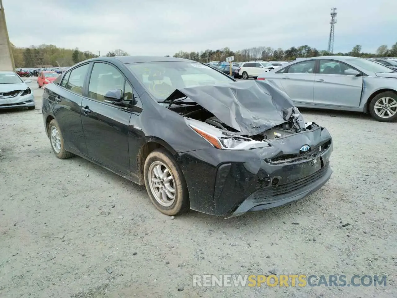 1 fotografías del automóvil dañado JTDKARFU9L3107524 TOYOTA PRIUS 2020